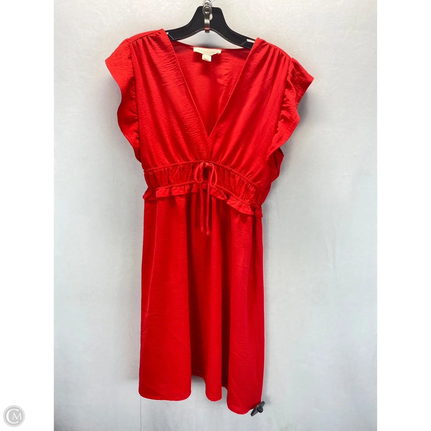 Dress Casual Midi By Monteau In Red, Size: S