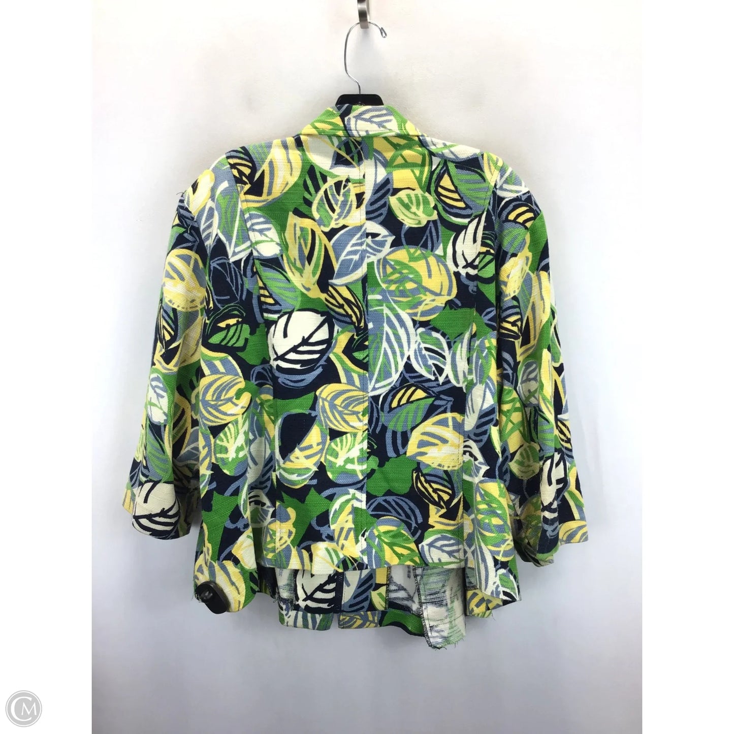 Blazer By Dressbarn In Blue & Green, Size: 22