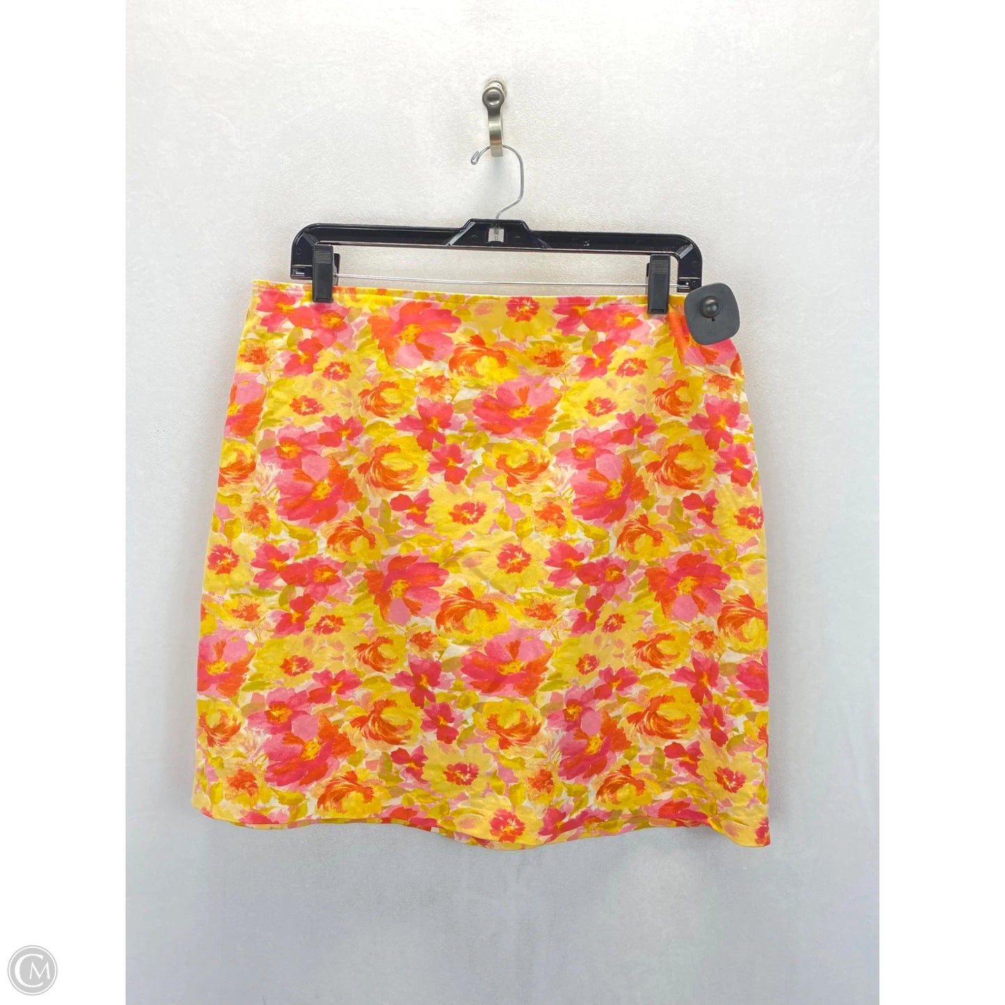 Skirt Midi By Old Navy In Orange & Pink, Size: L