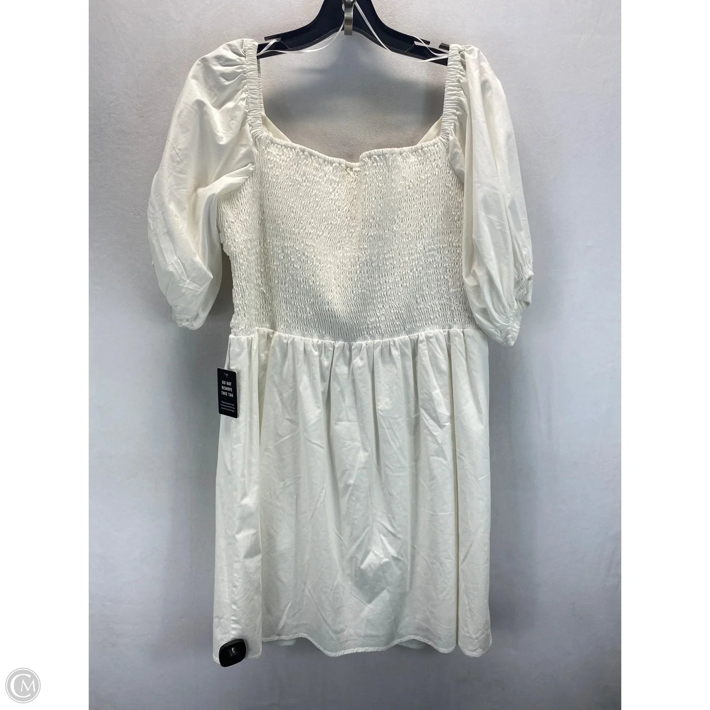 Dress Casual Midi By Express In White, Size: Xl