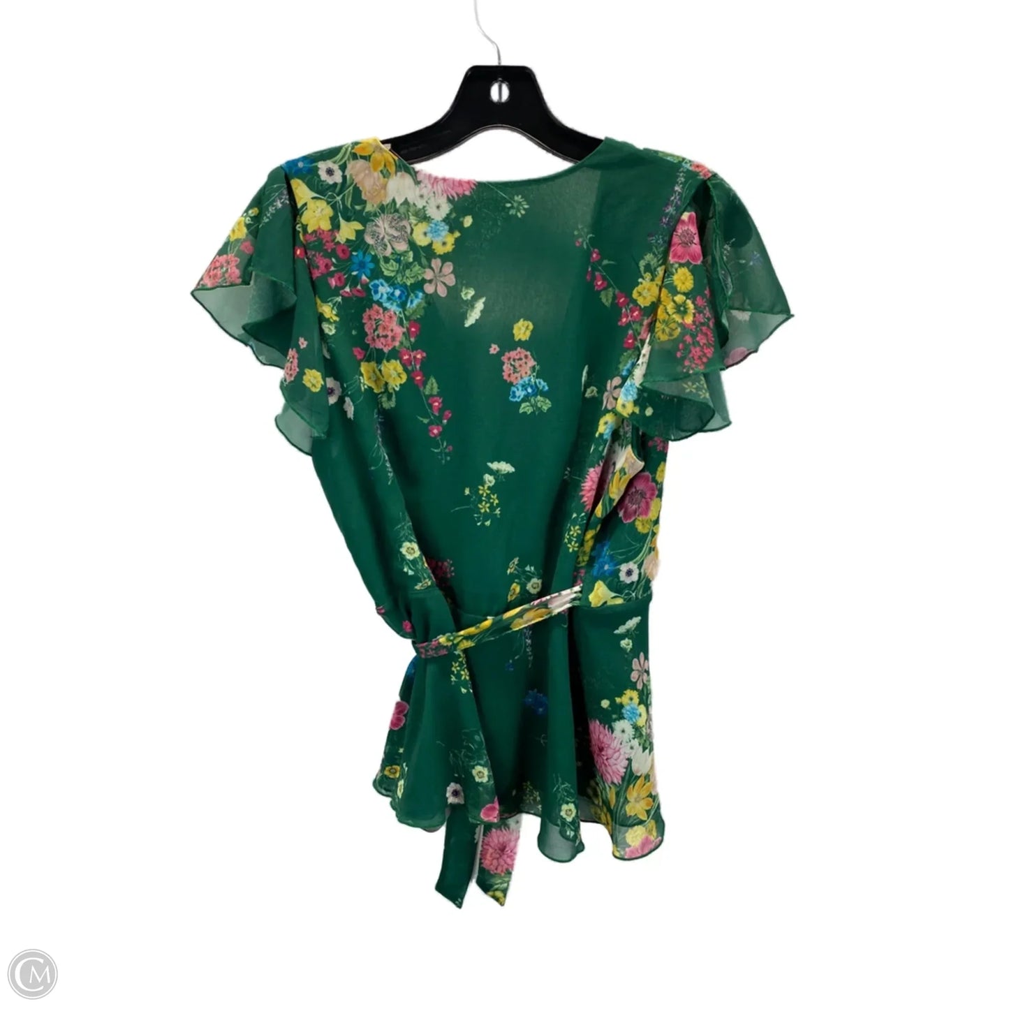Top Short Sleeve By New York And Co In Green, Size: S