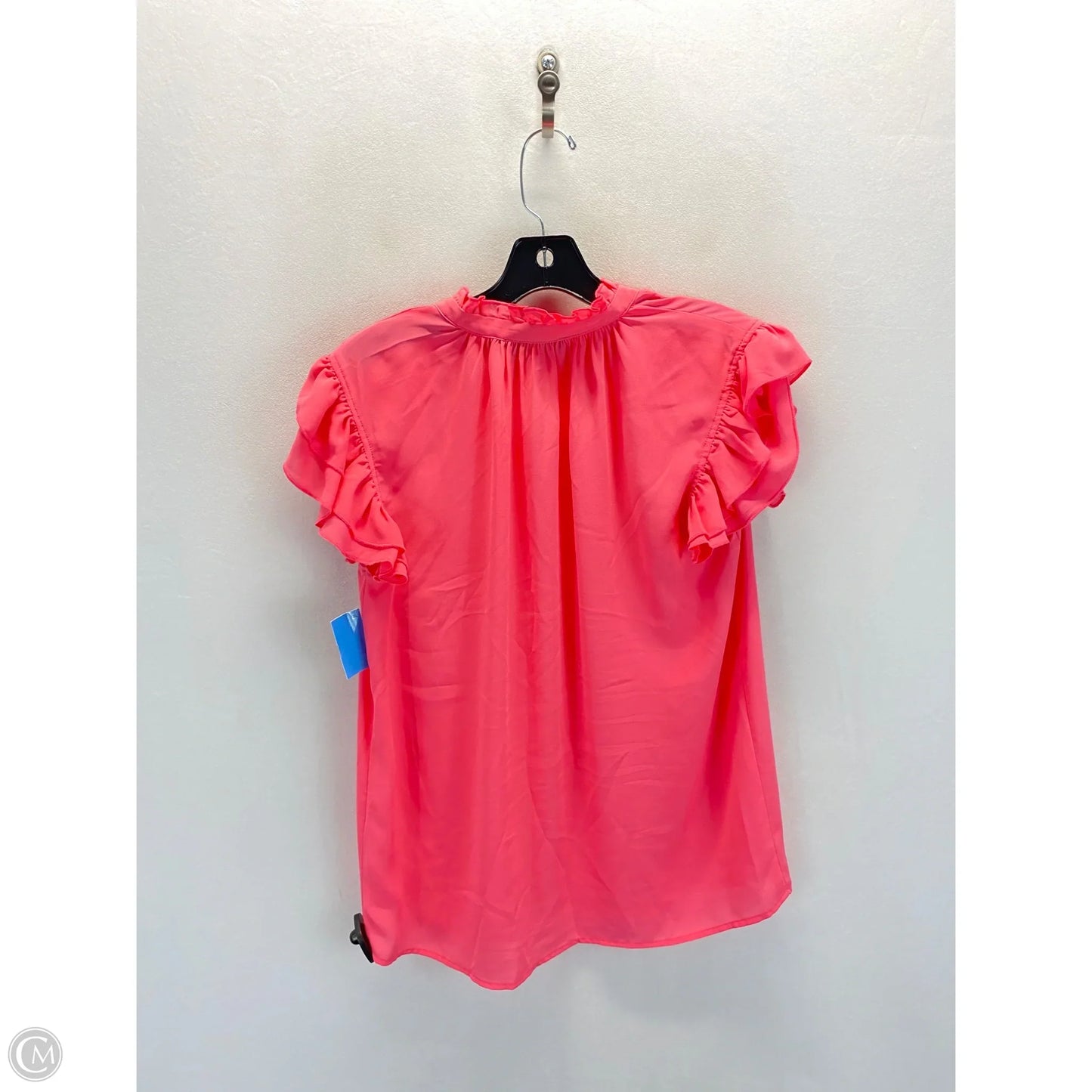 Top Short Sleeve By New York And Co In Pink, Size: M