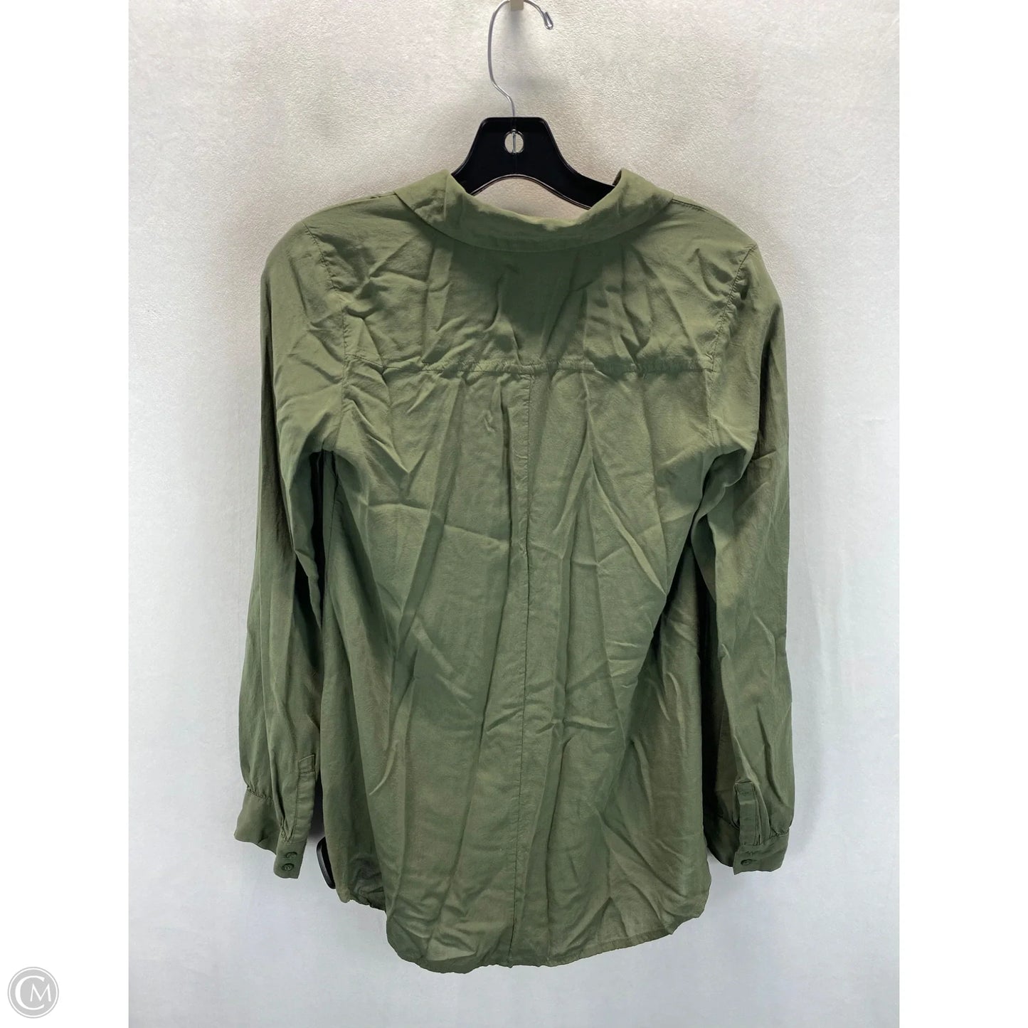 Top Long Sleeve By Ana In Green, Size: Xs