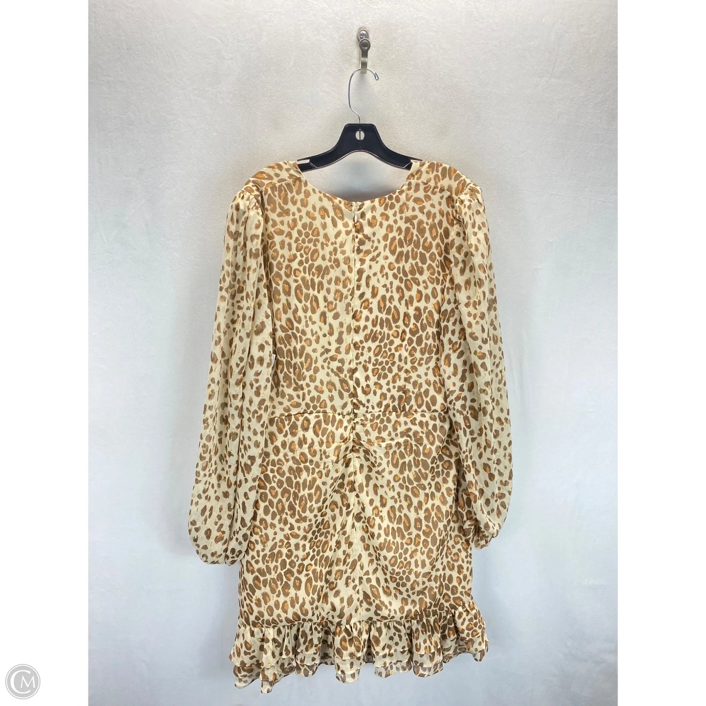 Dress Casual Midi By Express In Animal Print, Size: Xl