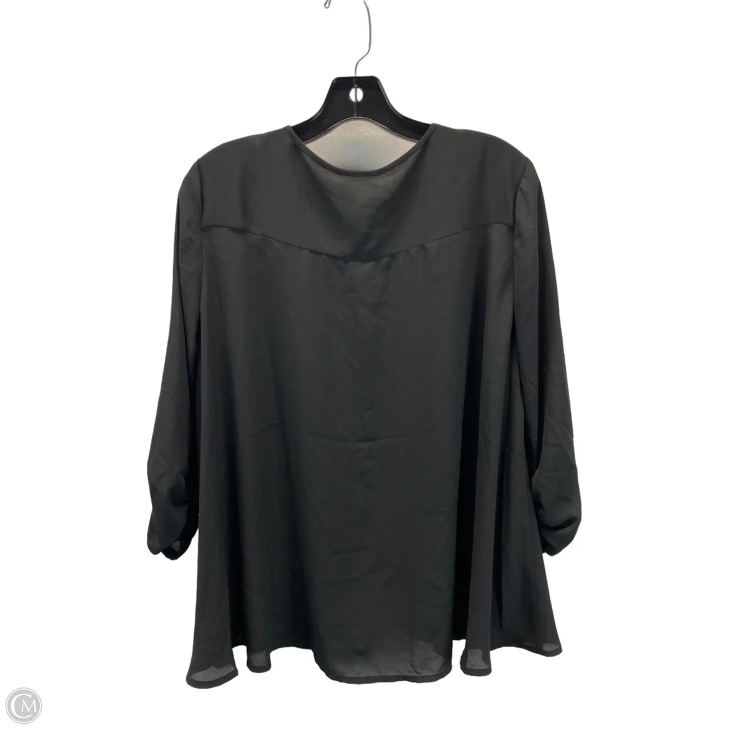 Top Long Sleeve By Style And Company In Black, Size: Lp