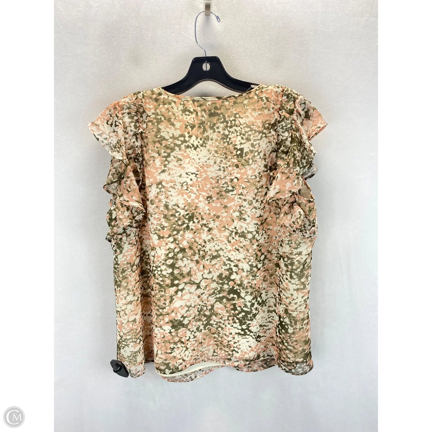 Top Sleeveless By Express In Floral Print, Size: L