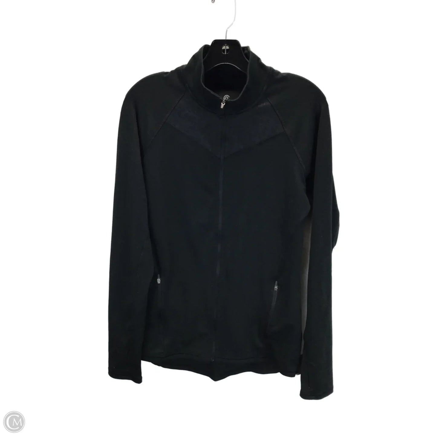 Athletic Jacket By Champion In Black, Size: M