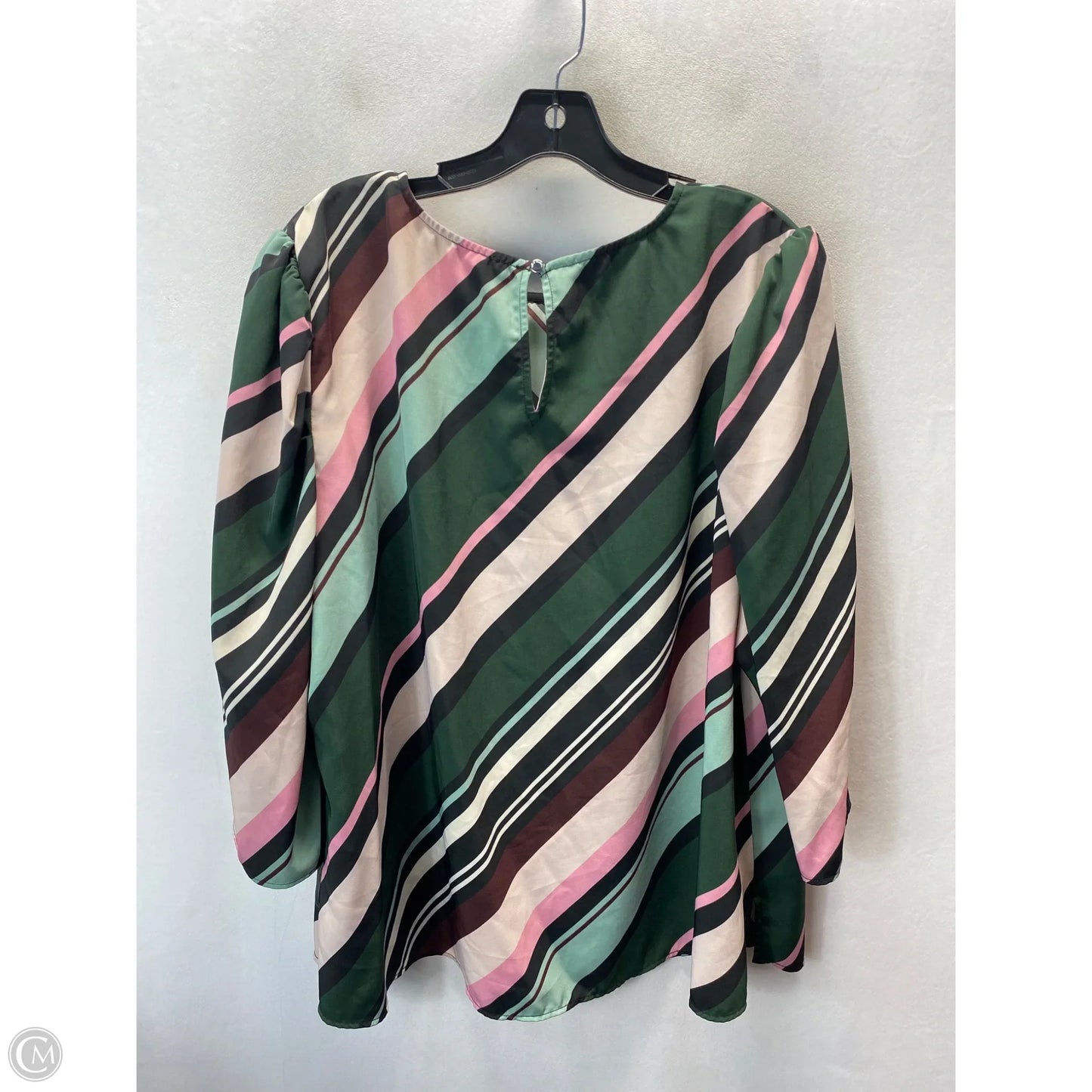 Top Long Sleeve By Vince Camuto In Multi-colored, Size: 3x