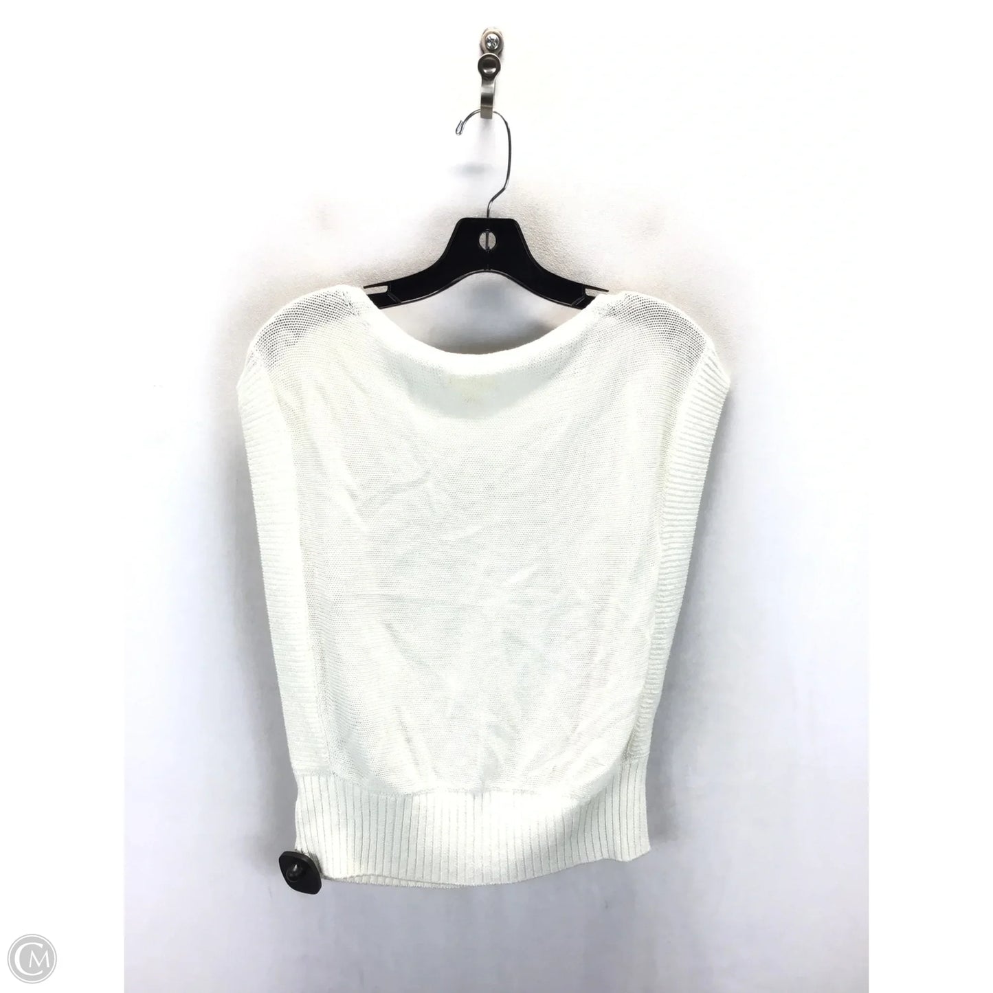 Vest Sweater By Maeve In Cream, Size: S