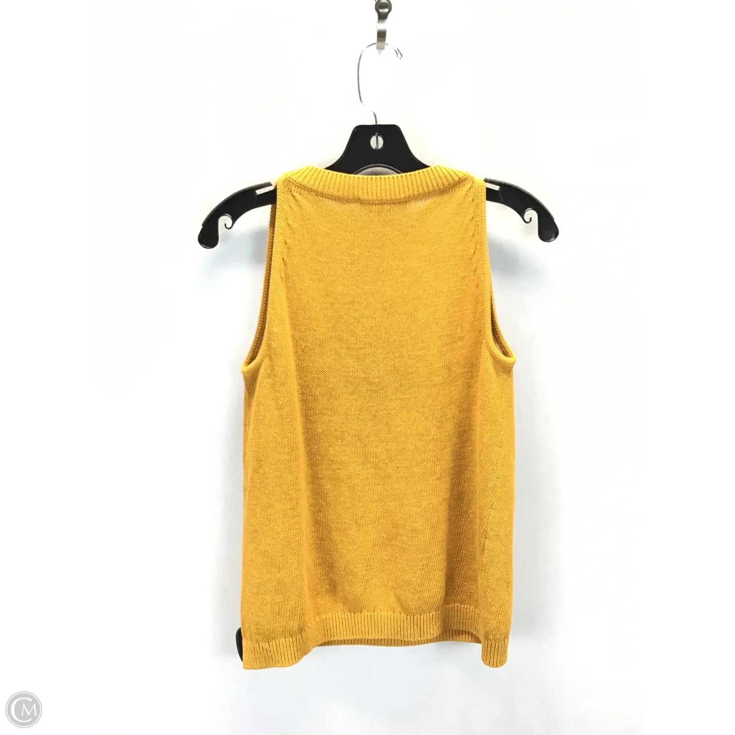 Top Sleeveless By Ann Taylor In Yellow, Size: S