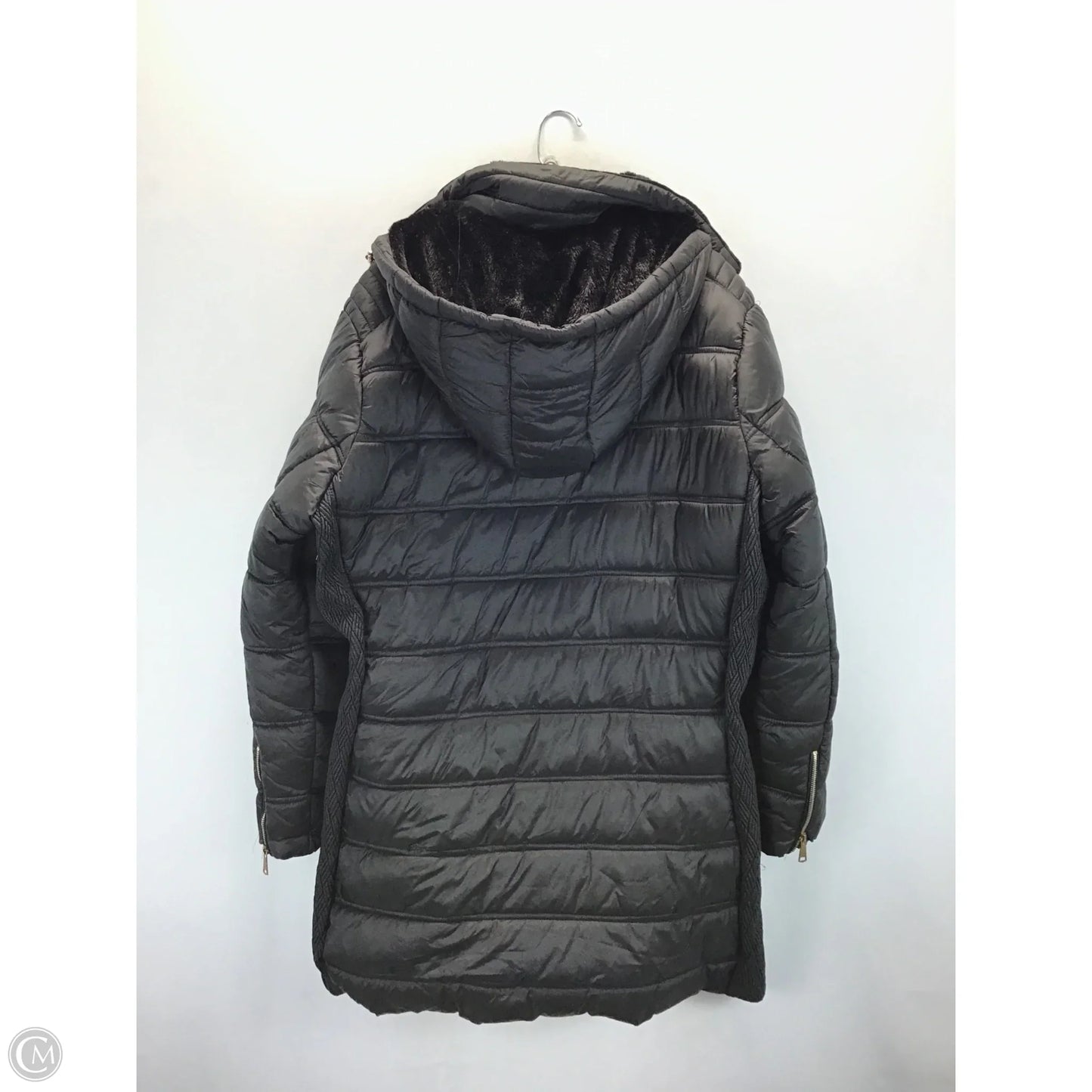 Coat Puffer & Quilted By Ashley Stewart In Black, Size: 1x