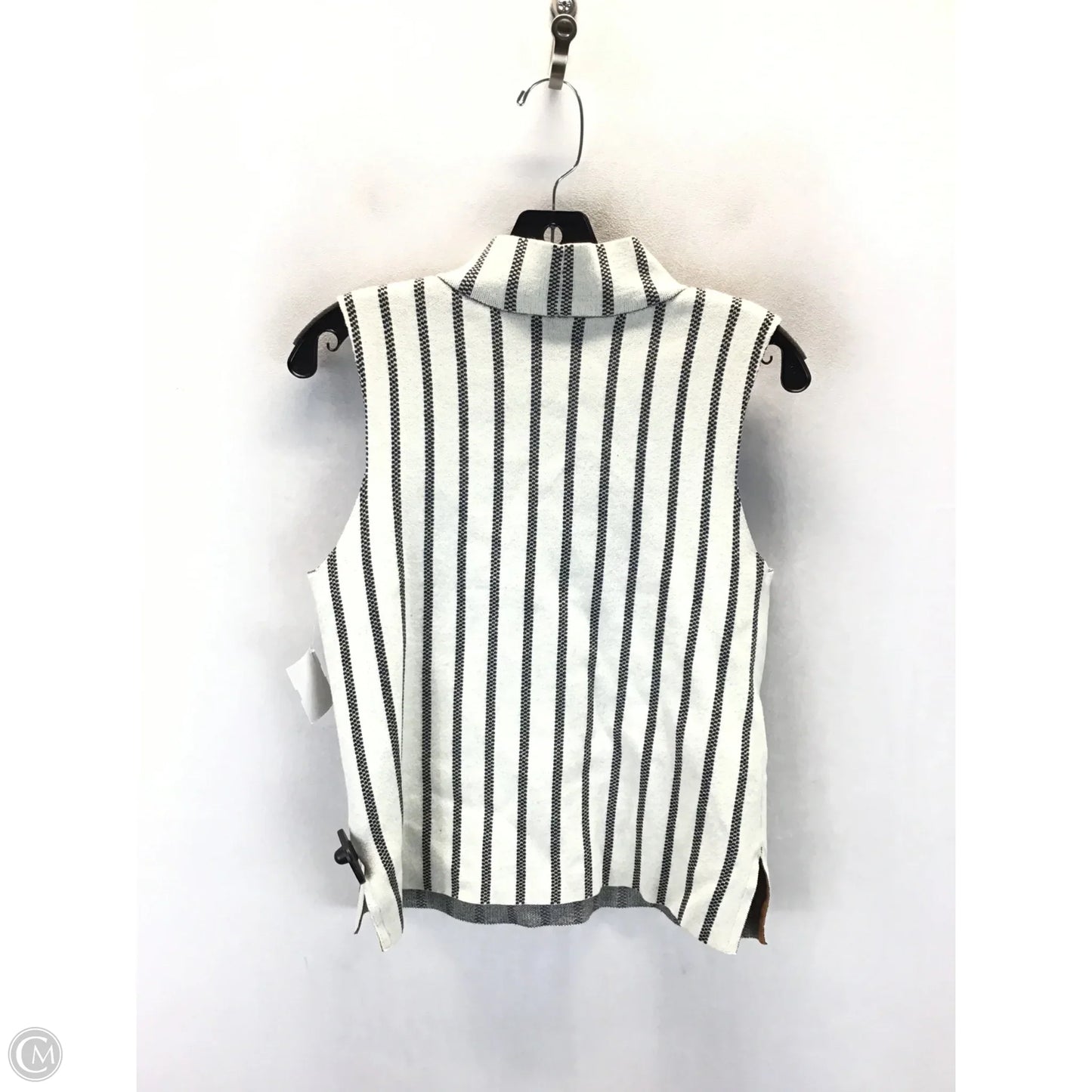 Top Sleeveless By Moth In Striped Pattern, Size: S