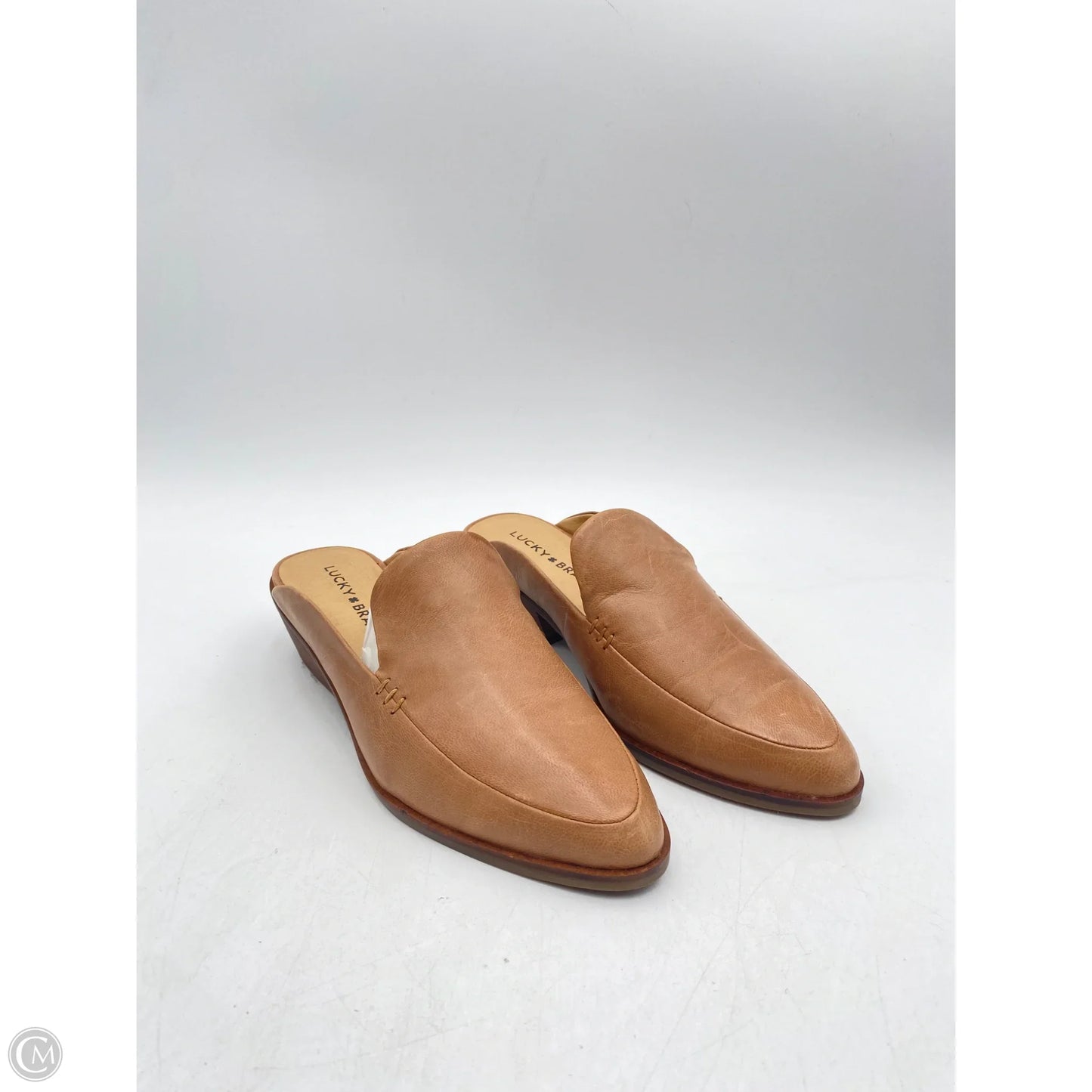 Shoes Heels Block By Lucky Brand In Tan, Size: 6.5