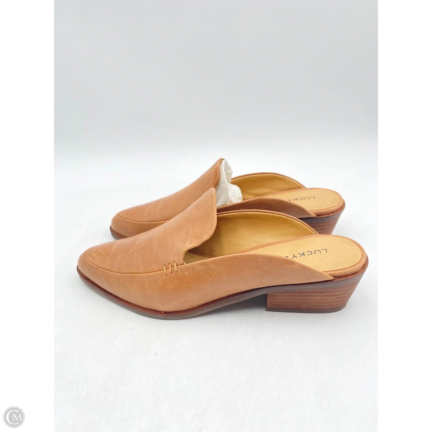 Shoes Heels Block By Lucky Brand In Tan, Size: 6.5