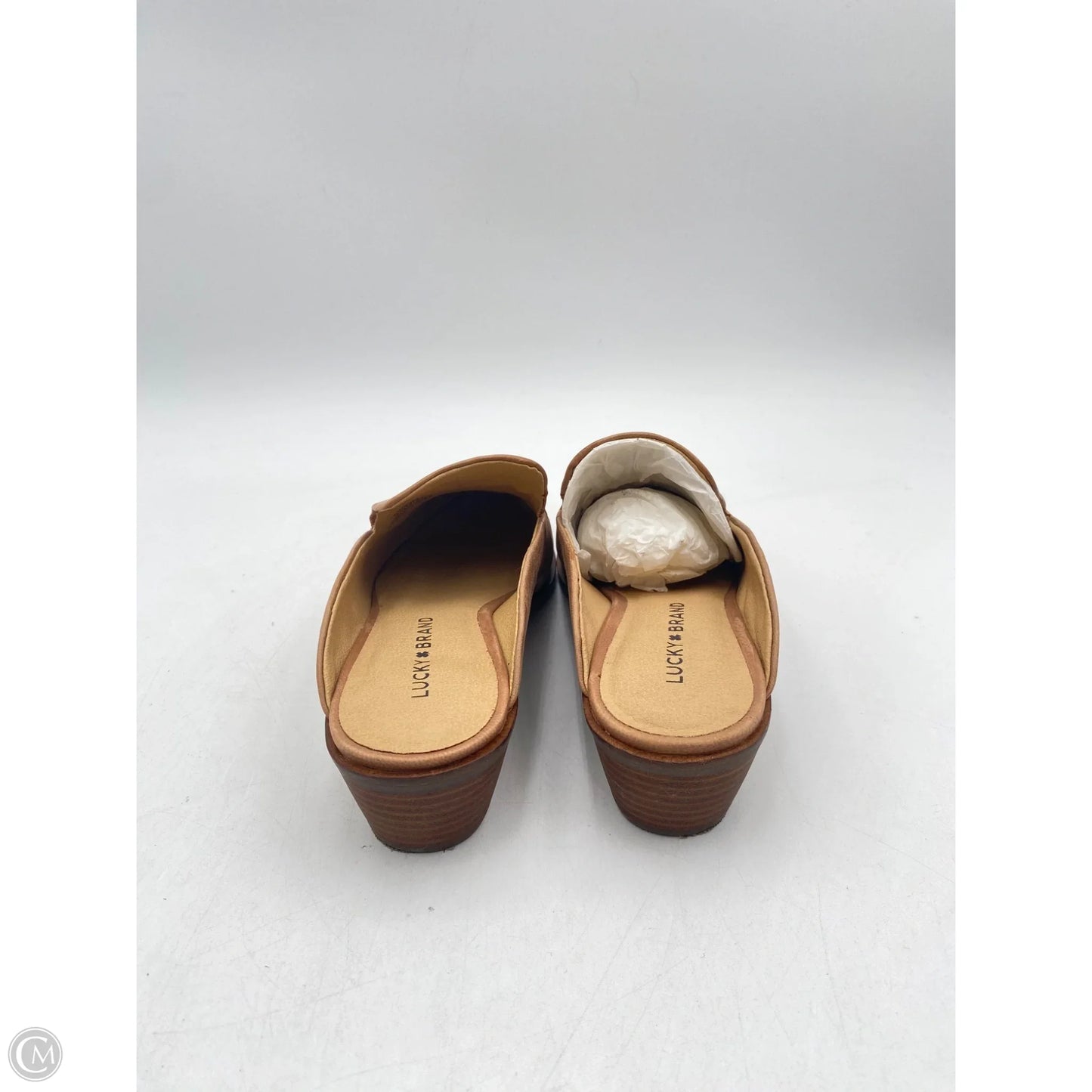 Shoes Heels Block By Lucky Brand In Tan, Size: 6.5