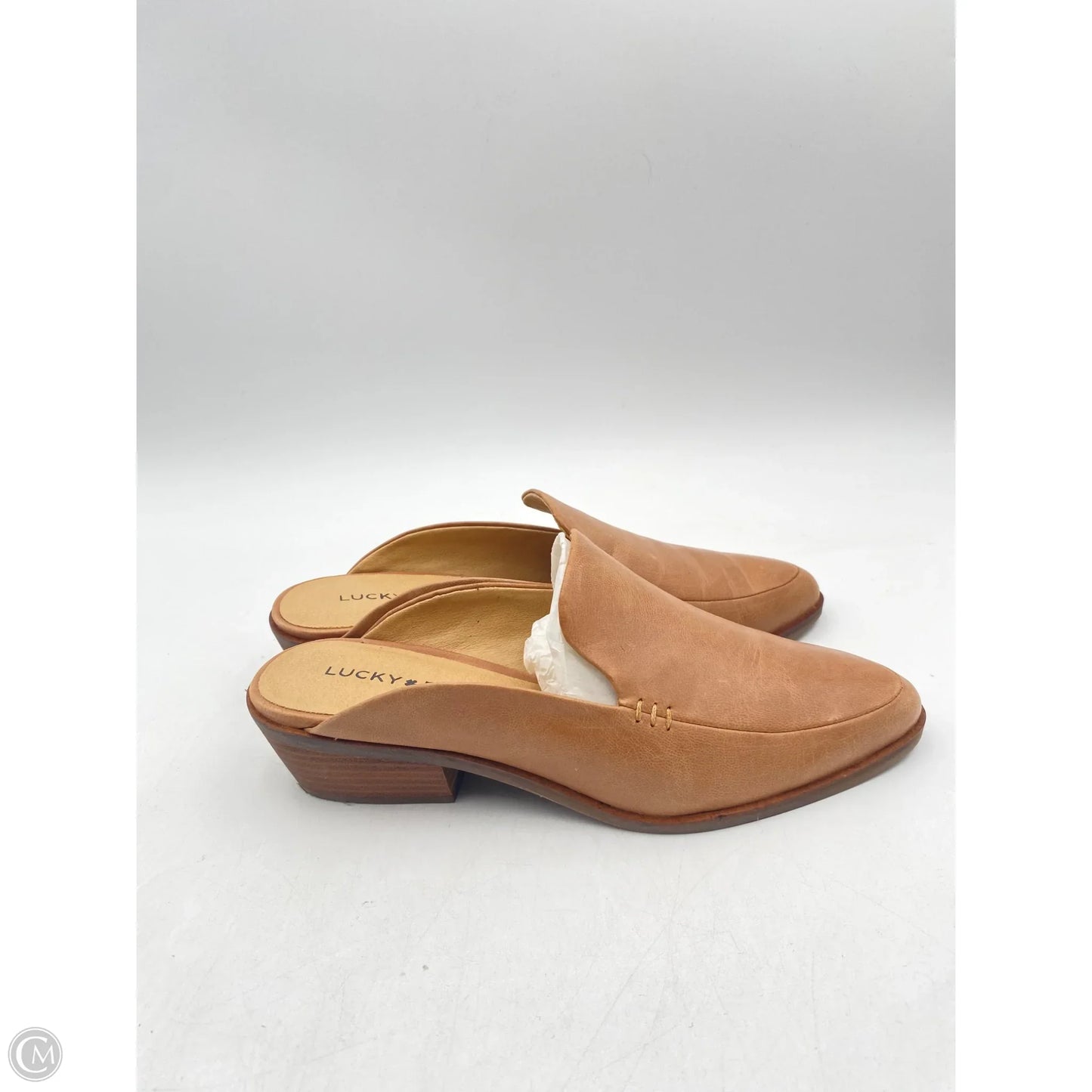 Shoes Heels Block By Lucky Brand In Tan, Size: 6.5