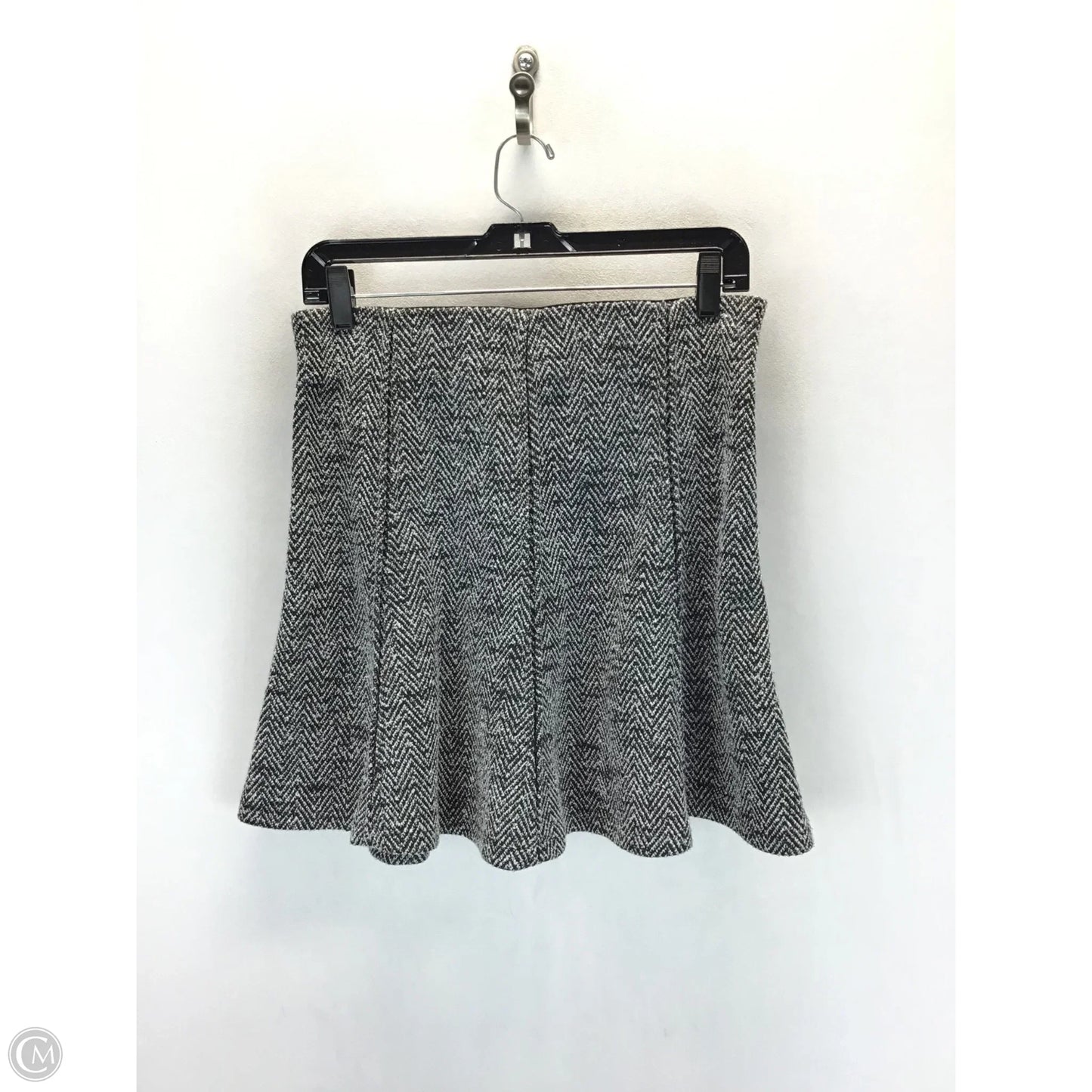 Skirt Midi By Loft In Black & White, Size: S