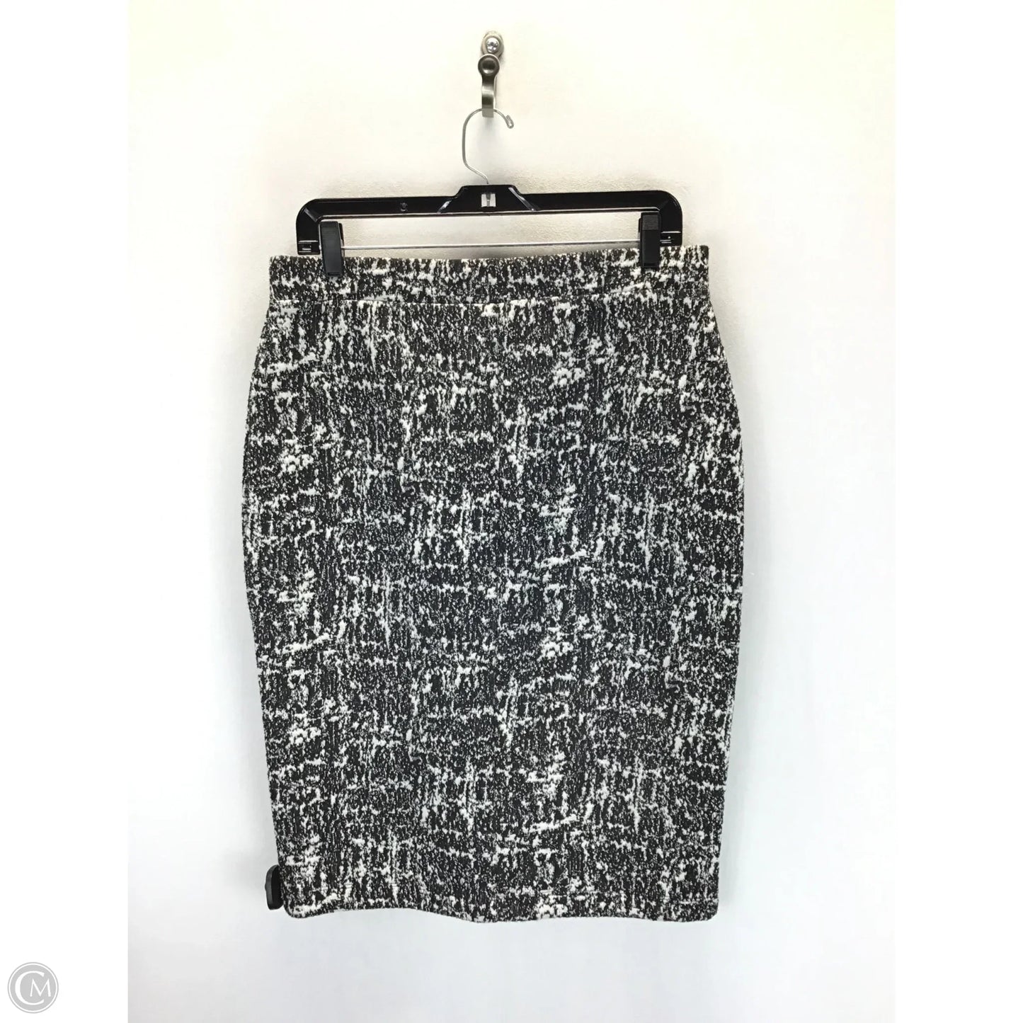 Skirt Midi By Liz Claiborne In Black & White, Size: M