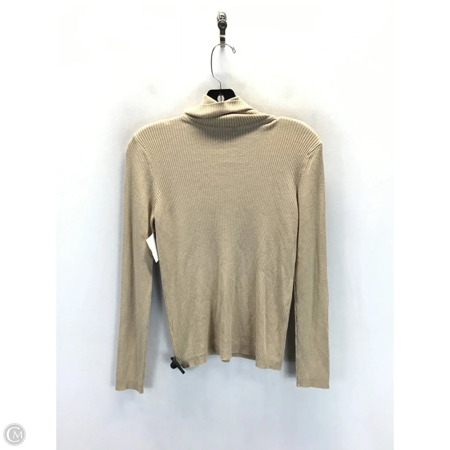 Top Long Sleeve By Fashion Nova In Tan, Size: 1x