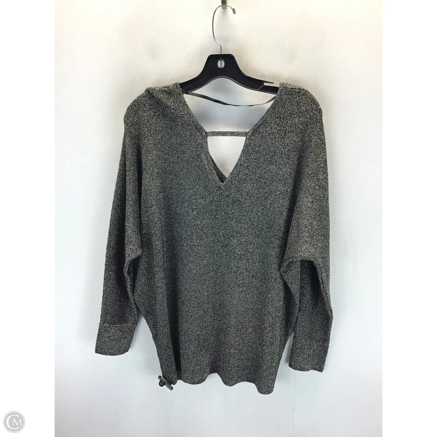 Sweater By Lane Bryant In Black & Gold, Size: 1x