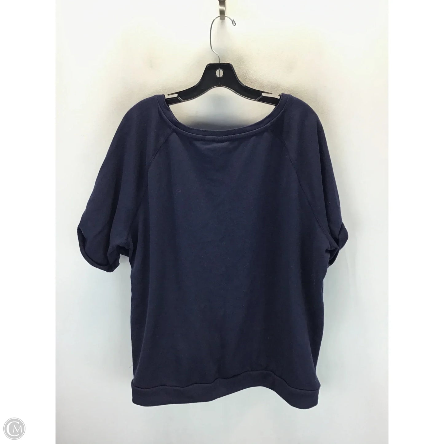 Top Short Sleeve By Gap In Navy, Size: Xxl