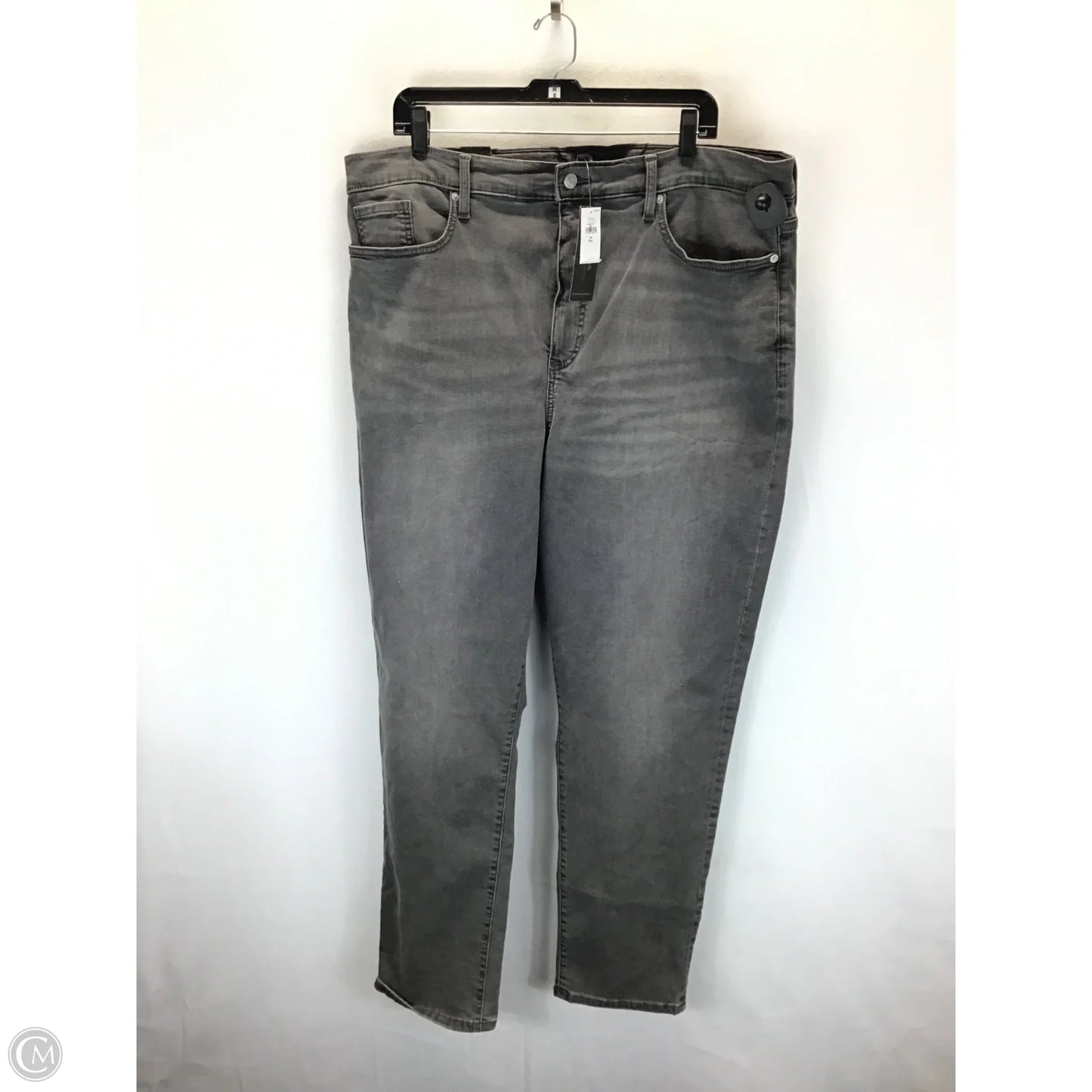 Jeans Skinny By Banana Republic In Grey, Size: 20