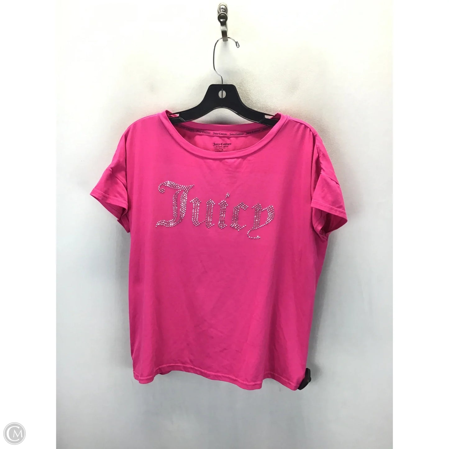 Top Short Sleeve By Juicy Couture In Pink, Size: M