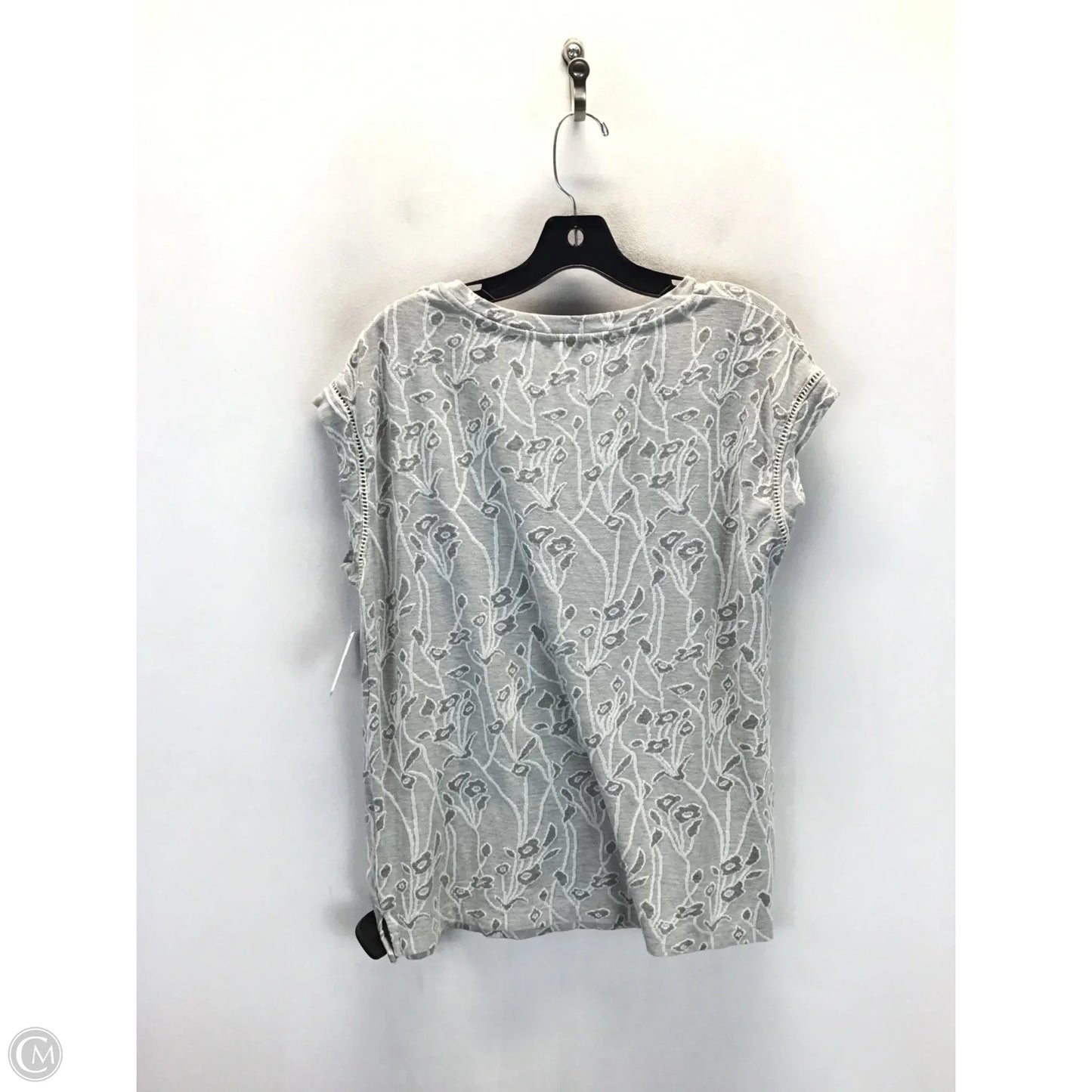 Top Sleeveless By Rose And Olive In Grey, Size: L
