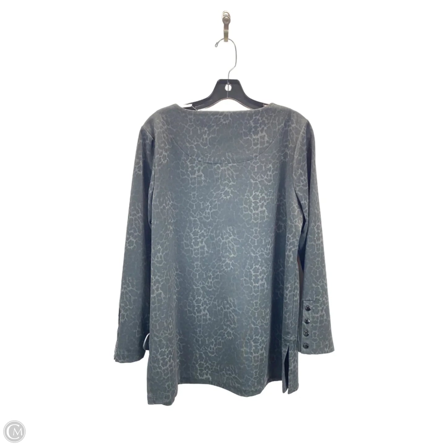 Top Long Sleeve By Chicos In Black, Size: L