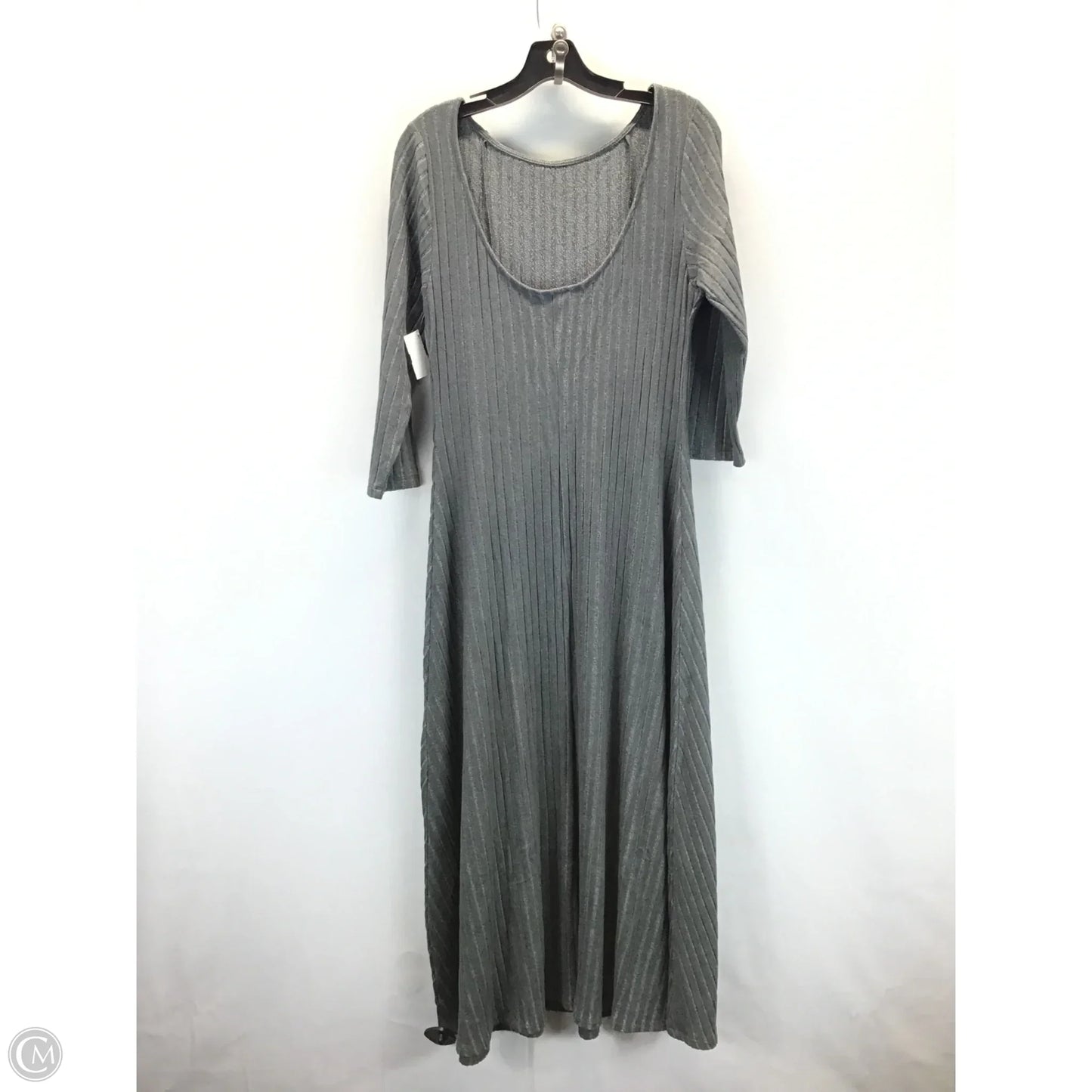 Dress Casual Maxi By Old Navy In Grey, Size: L
