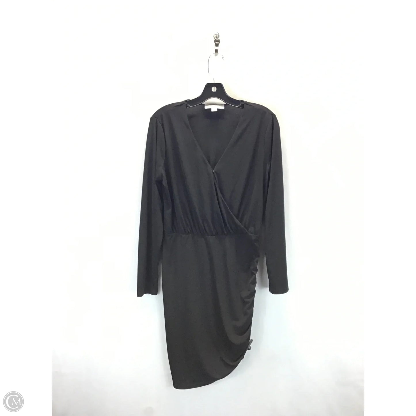 Dress Casual Midi By Michael By Michael Kors In Black, Size: M