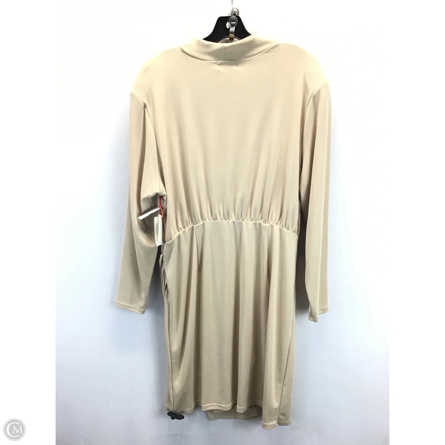 Dress Casual Midi By Open Edit In Tan, Size: Xxl