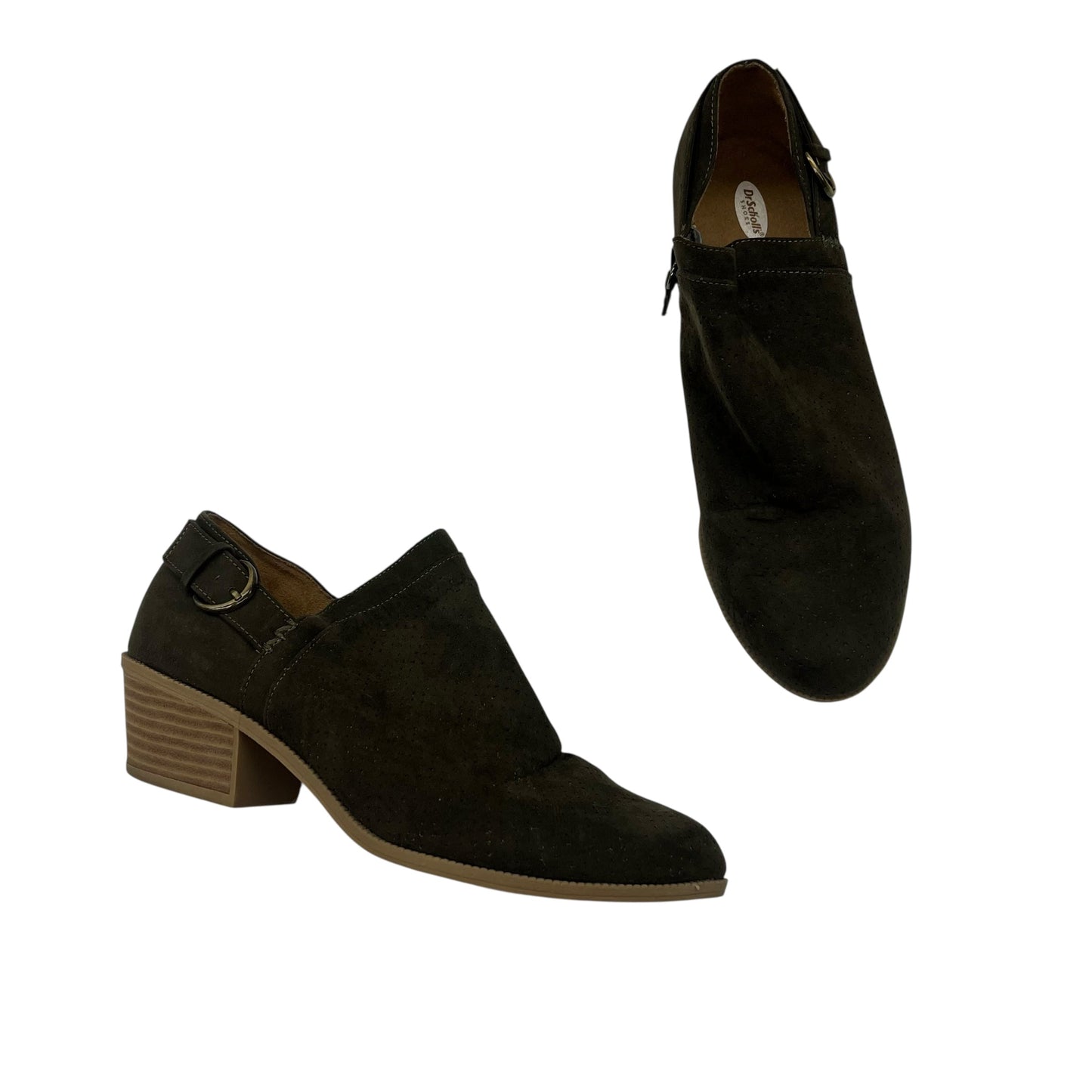 Boots Ankle Heels By Dr Scholls In Green, Size:8.5