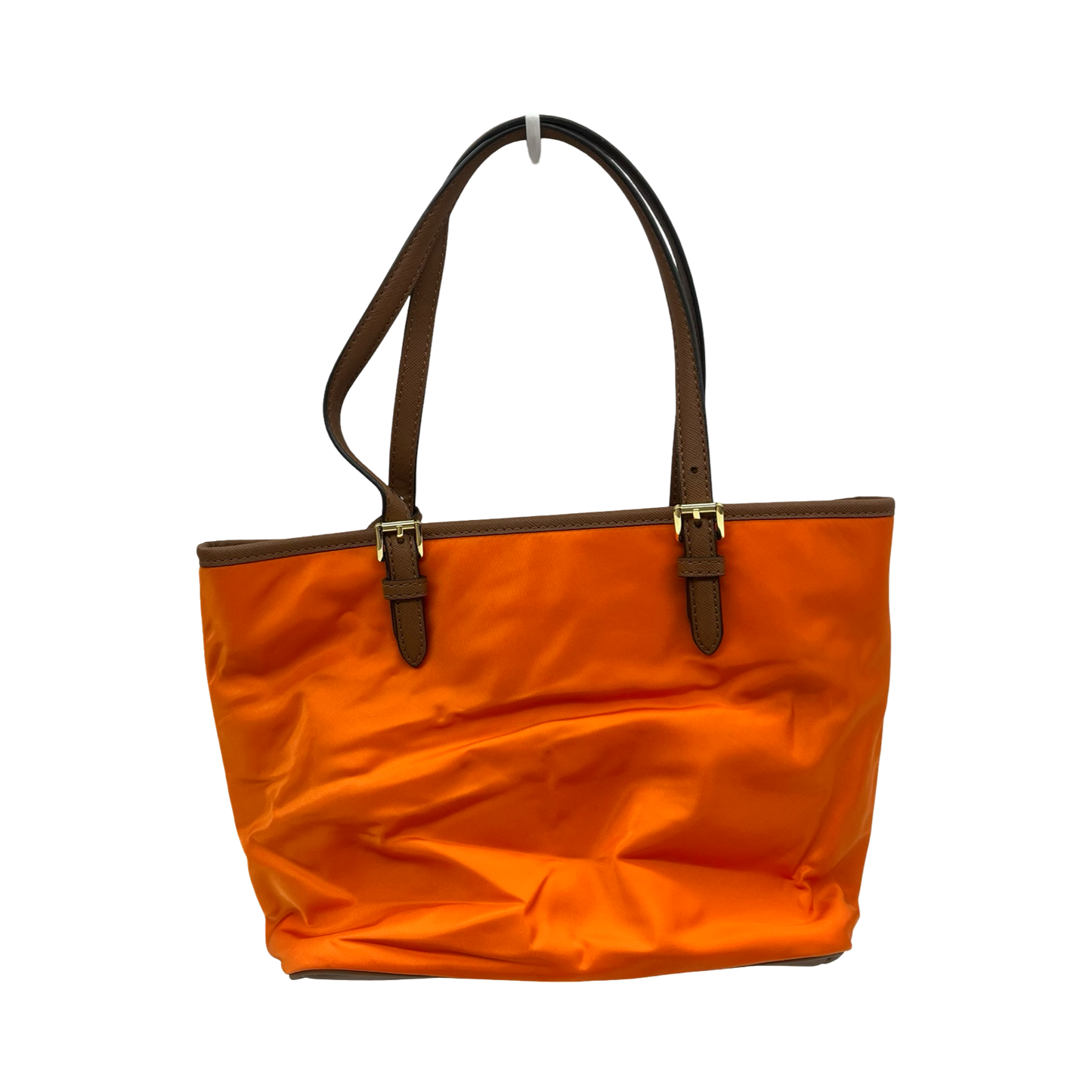 Handbag Designer By Michael Kors In Orange, Size:Medium