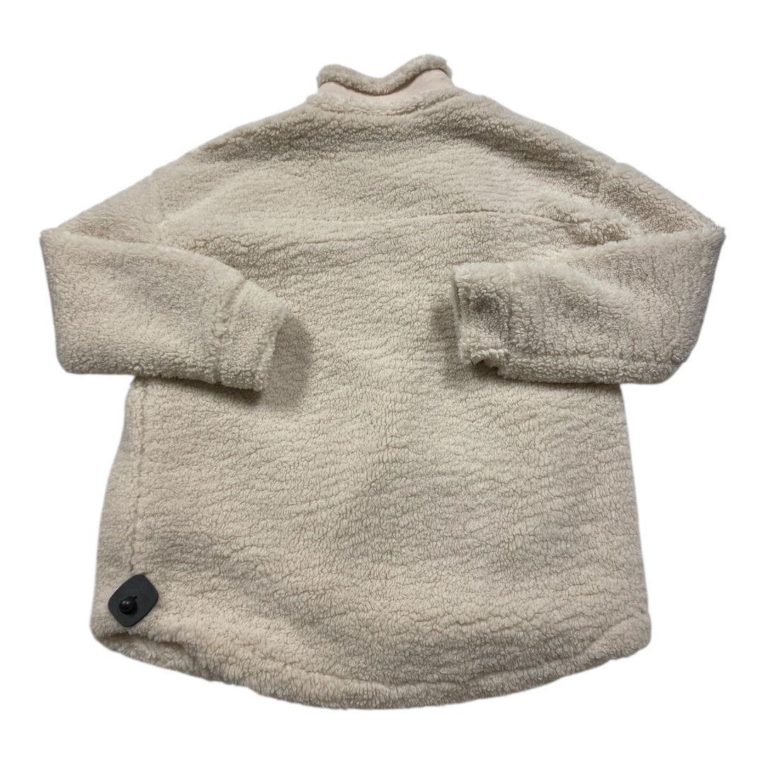 Jacket Faux Fur & Sherpa By Thread And Supply In Cream, Size:S