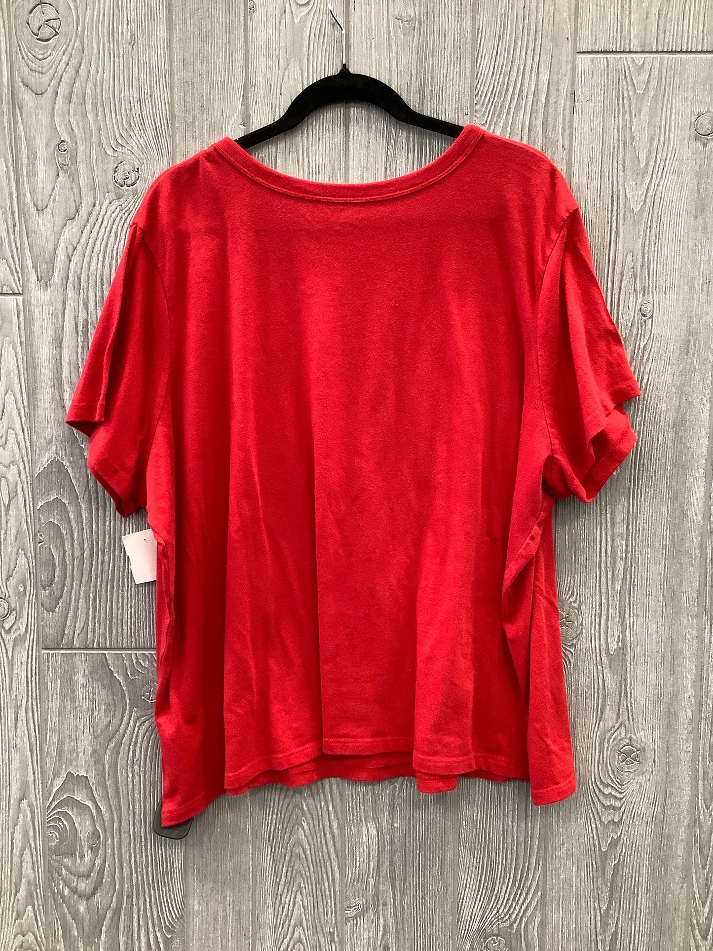 Top Short Sleeve By Old Navy In Red, Size: 3x