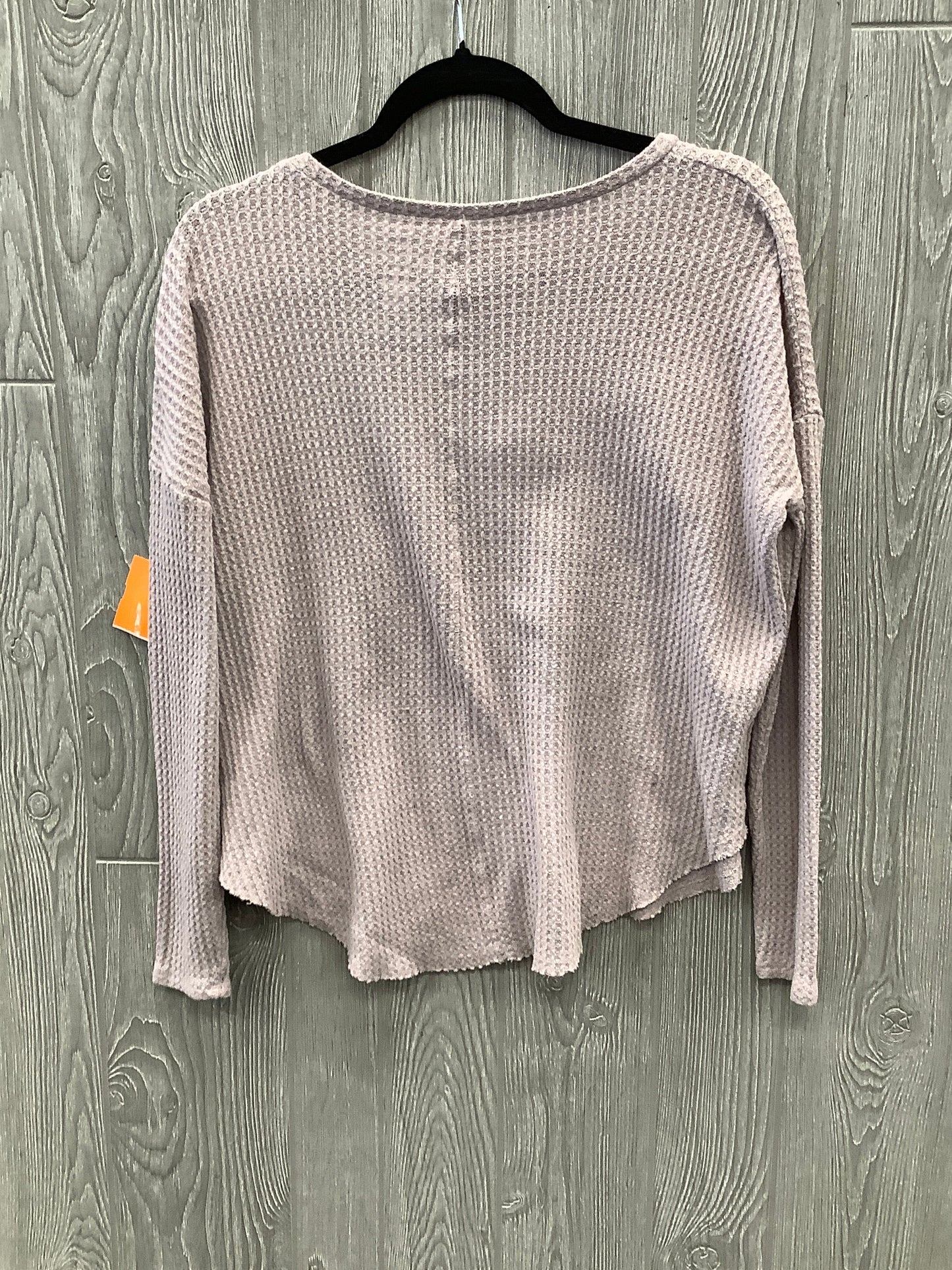Top Long Sleeve By American Eagle In Purple, Size: S