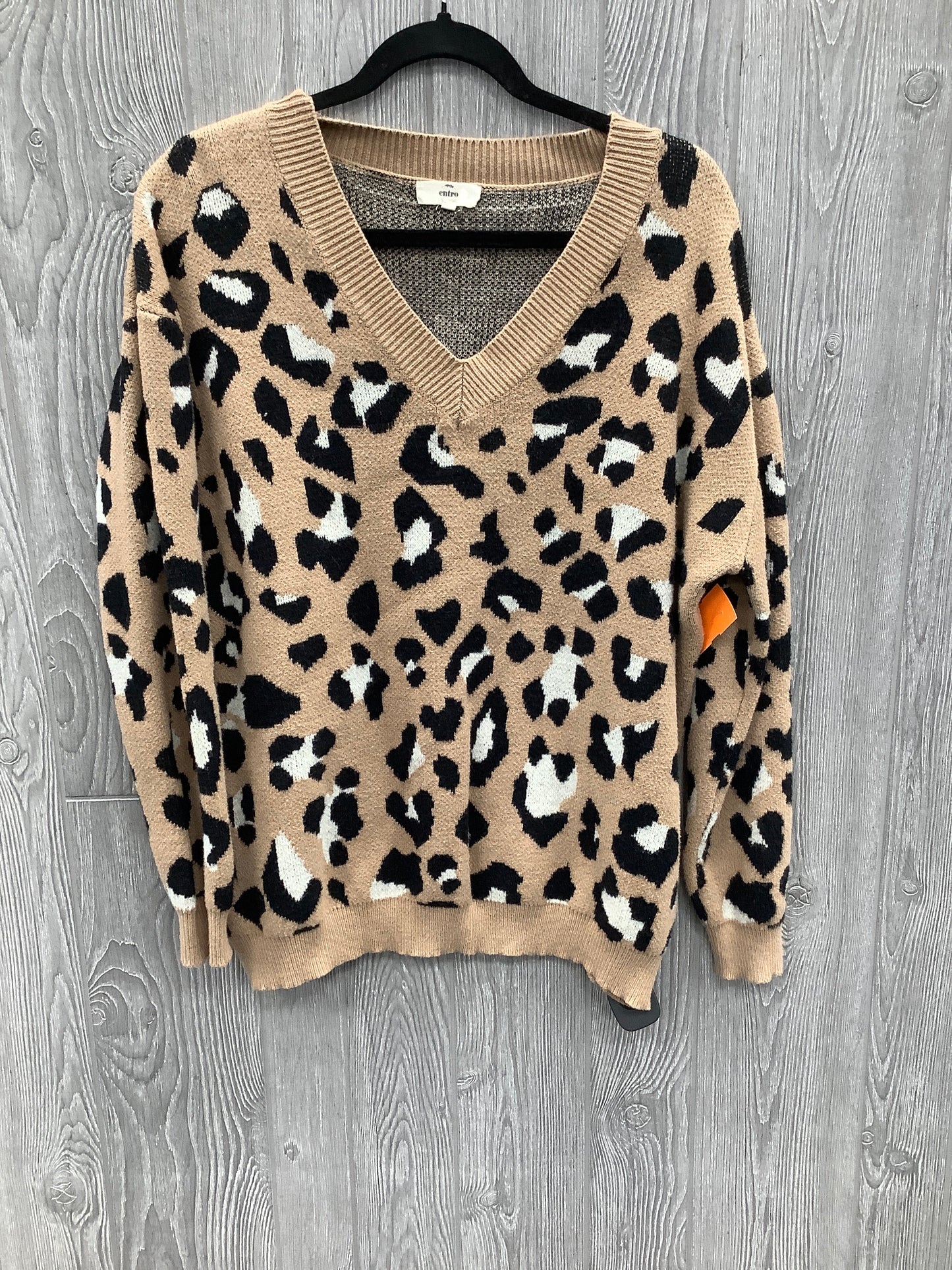 Sweater By Entro In Brown, Size: Xl