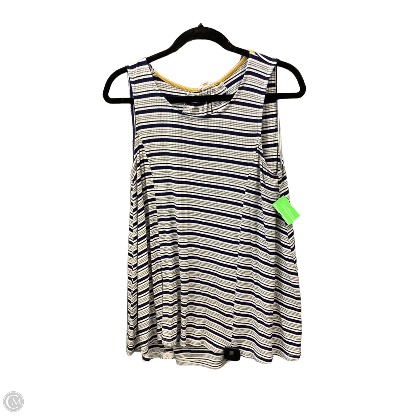 Top Sleeveless By Hem & Thread In Navy, Size: M