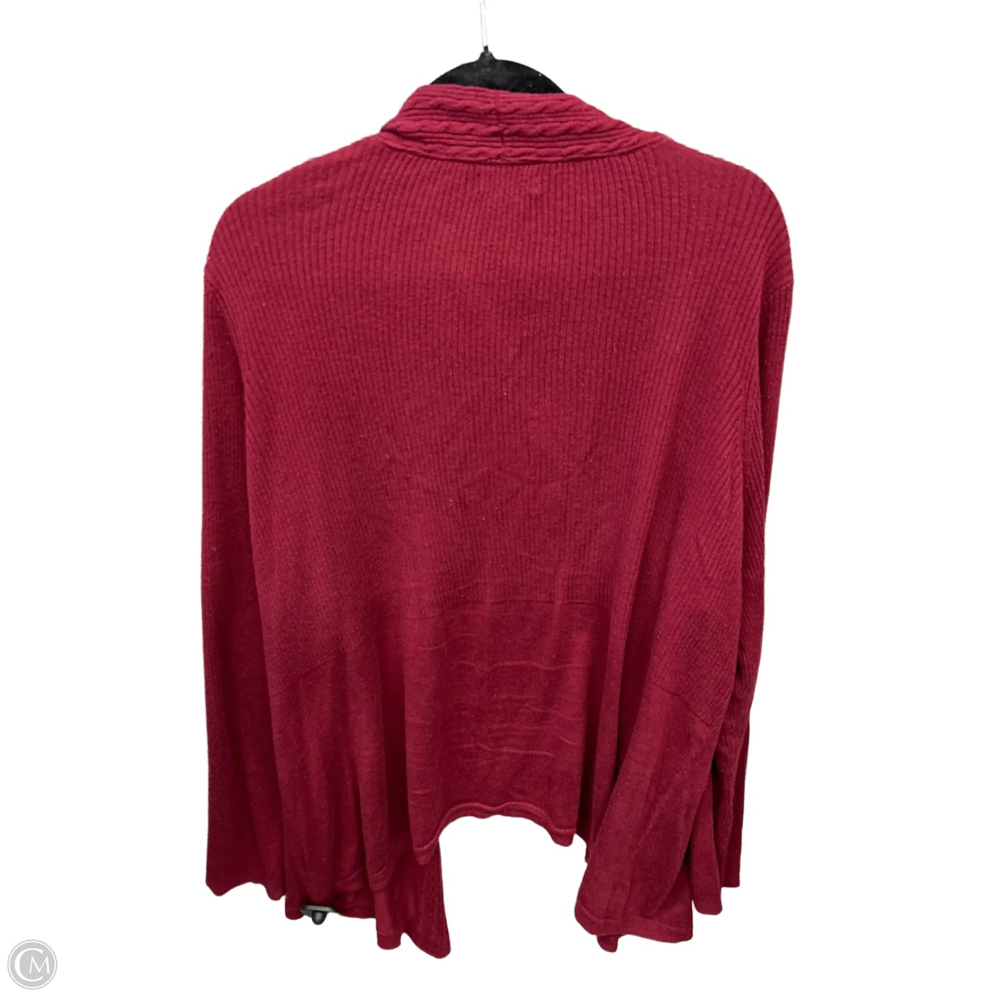 Cardigan By Croft And Barrow In Red, Size: 1x