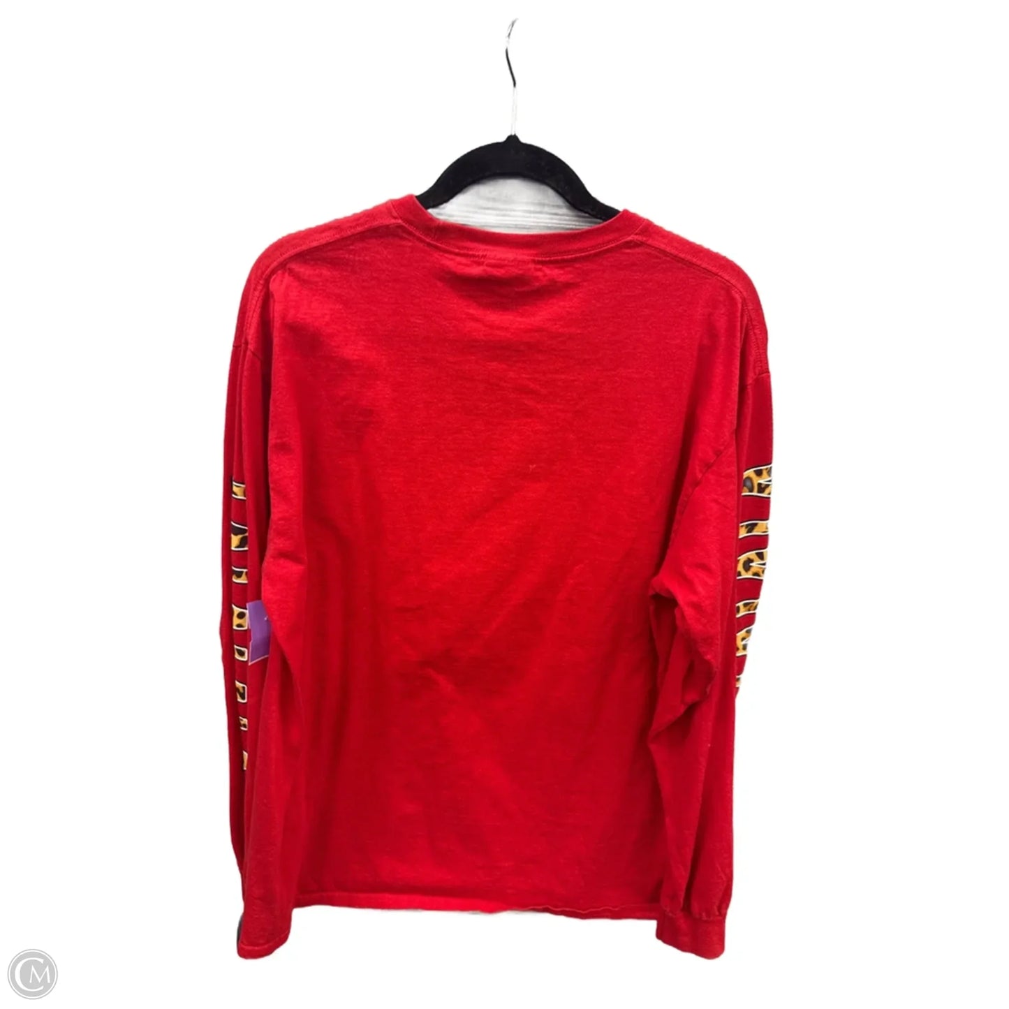 Top Long Sleeve By Simply Southern In Red, Size: L