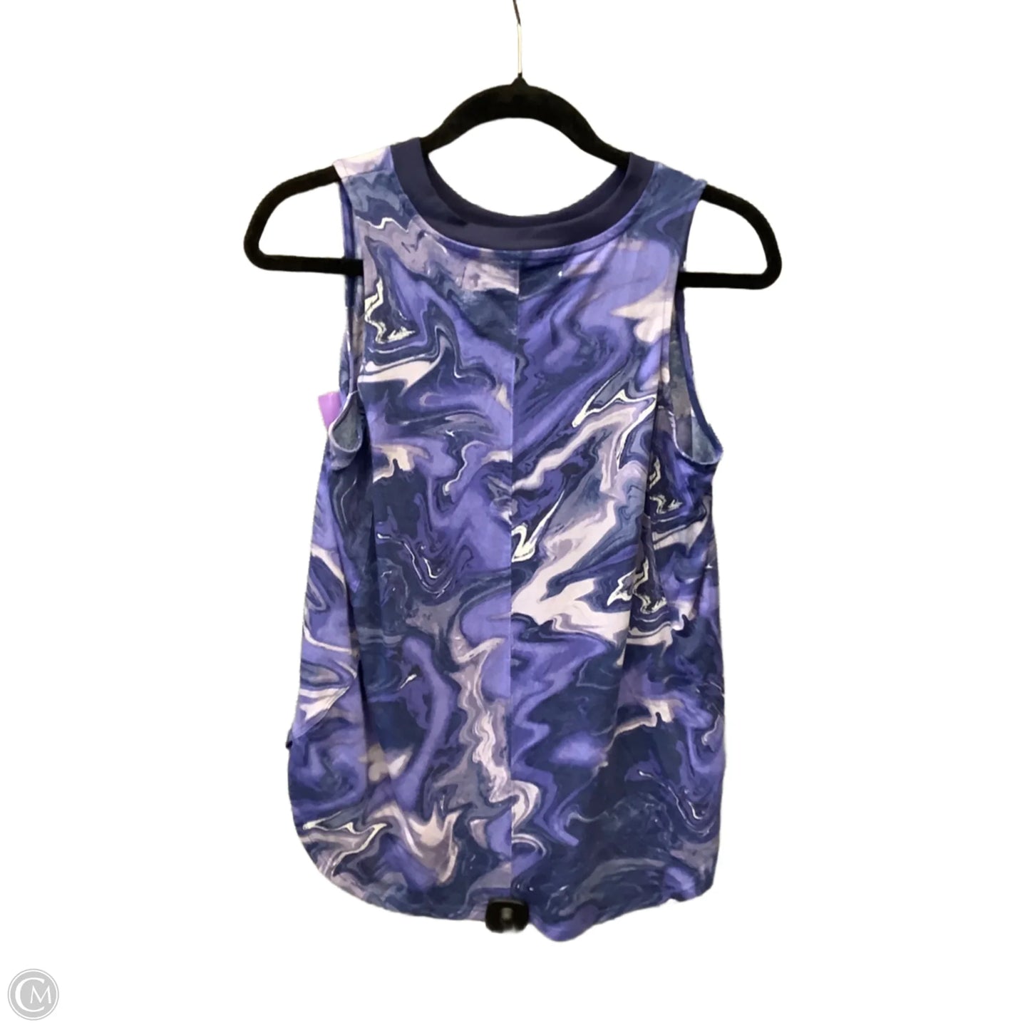Athletic Top Long Sleeve Collar By Tek Gear In Purple, Size: S