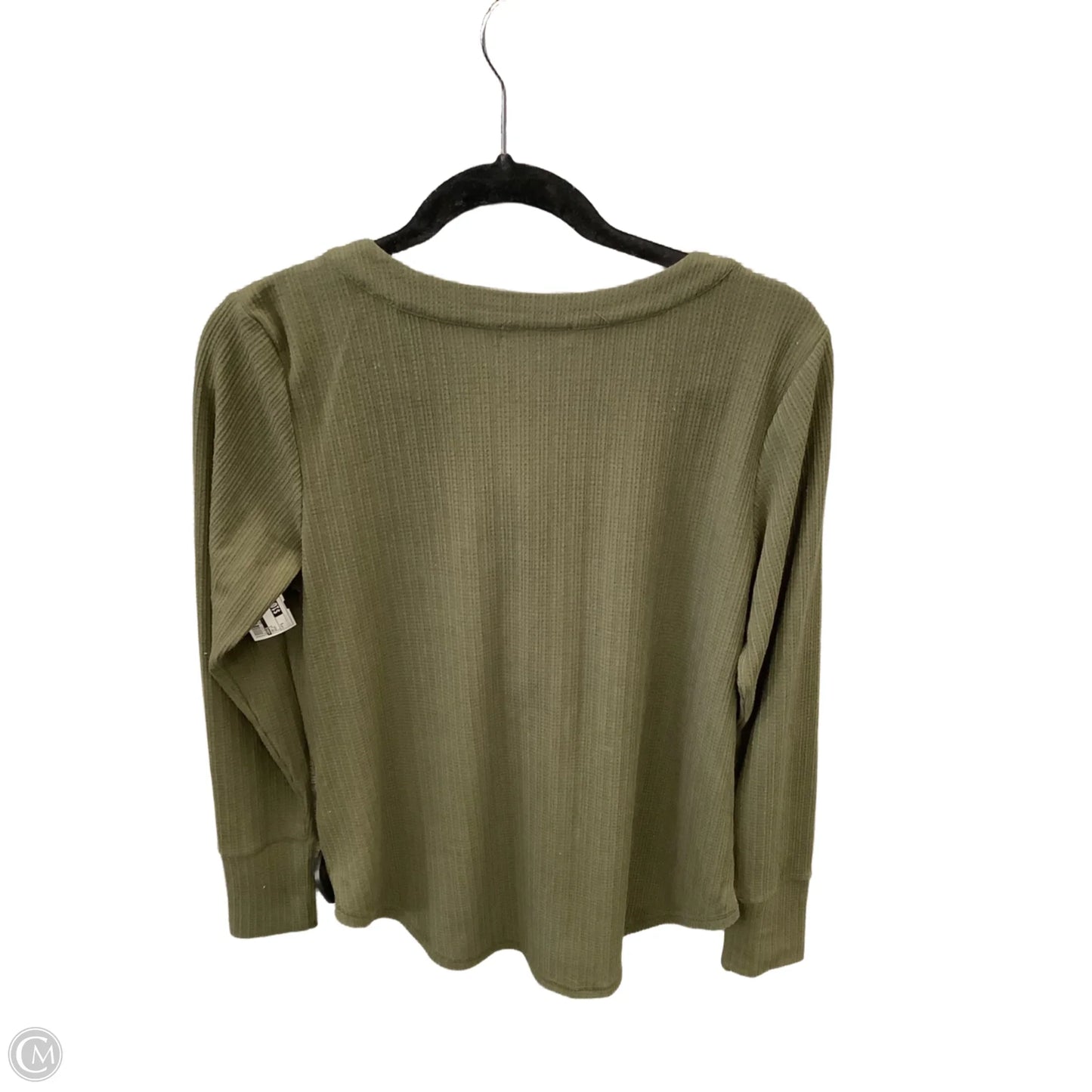 Top Long Sleeve By Grace In Green, Size: S