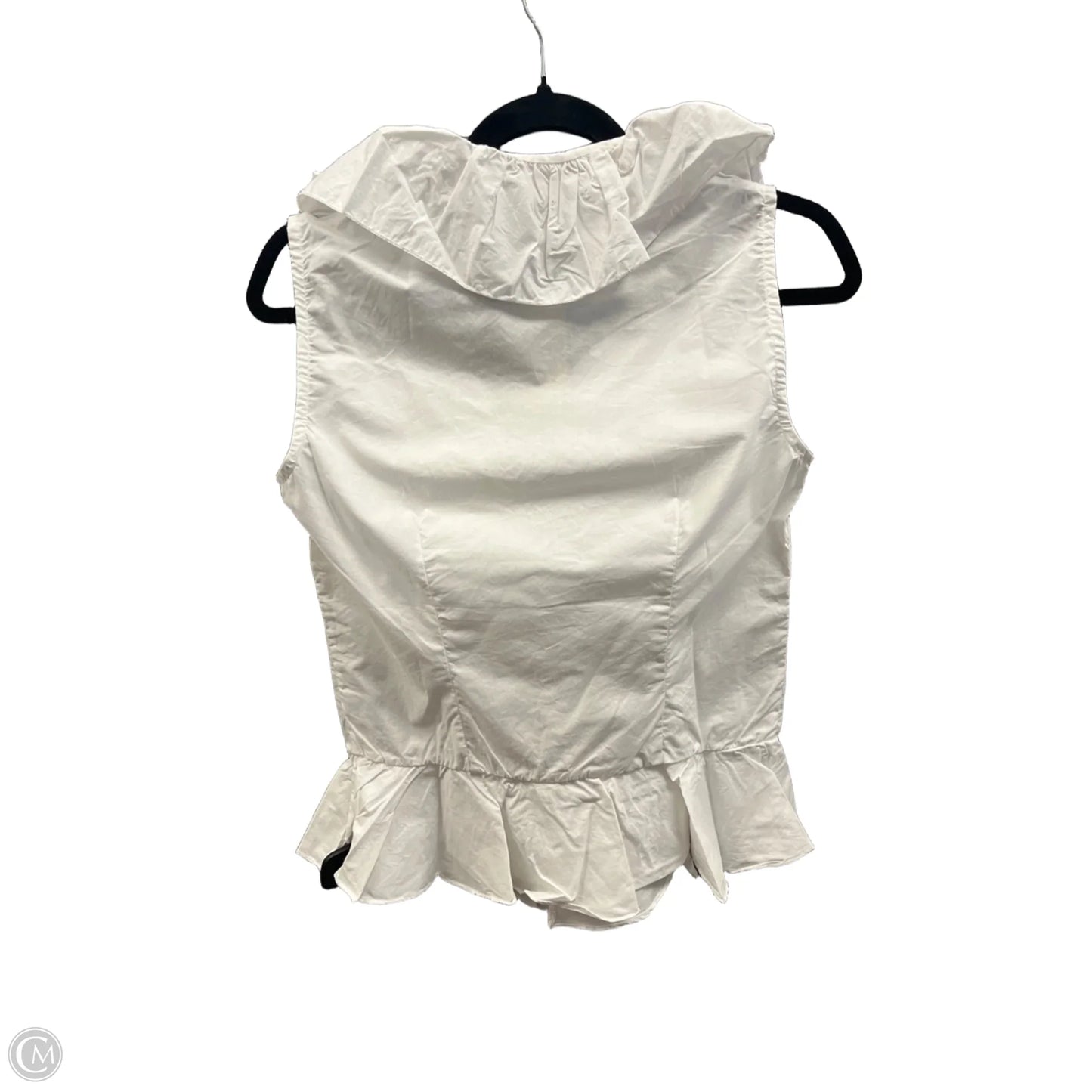 Blouse Sleeveless By Clothes Mentor In White, Size: S