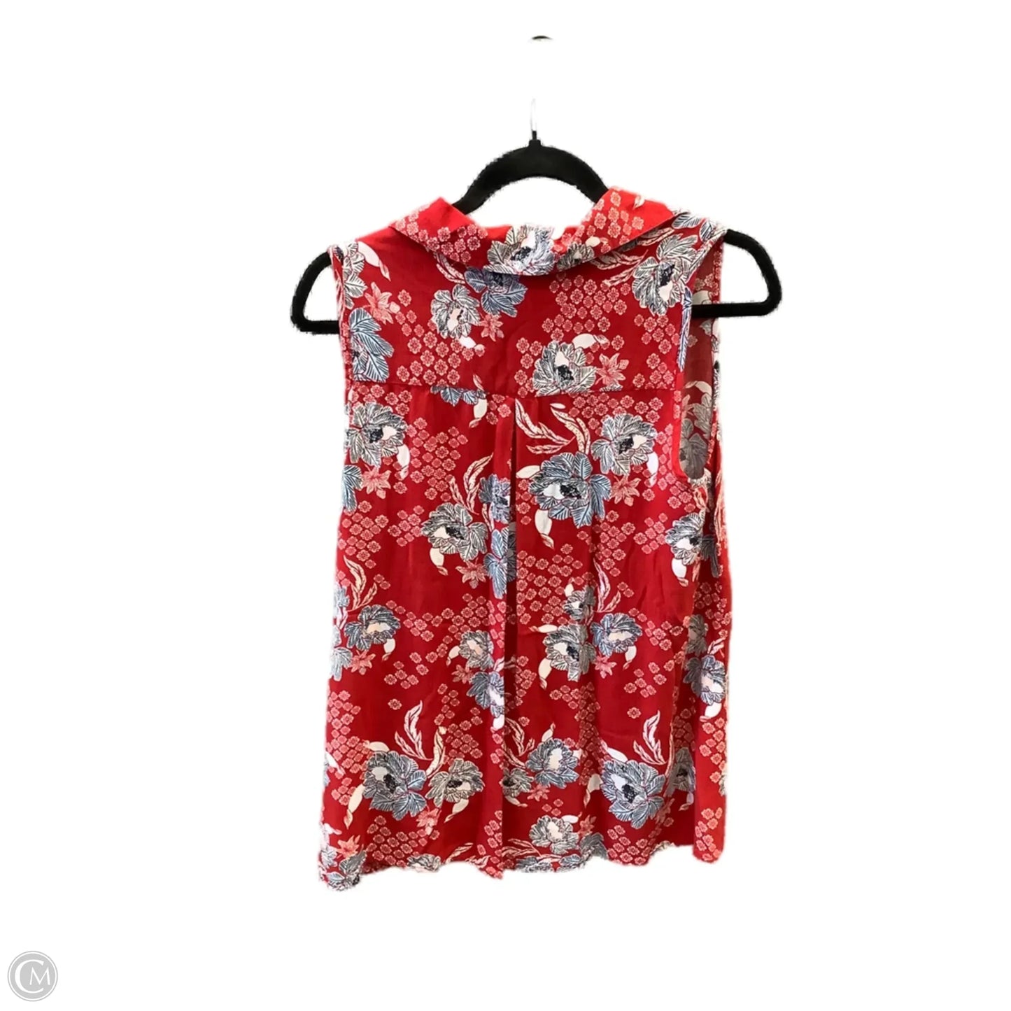 Top Sleeveless By Style And Company In Red, Size: S