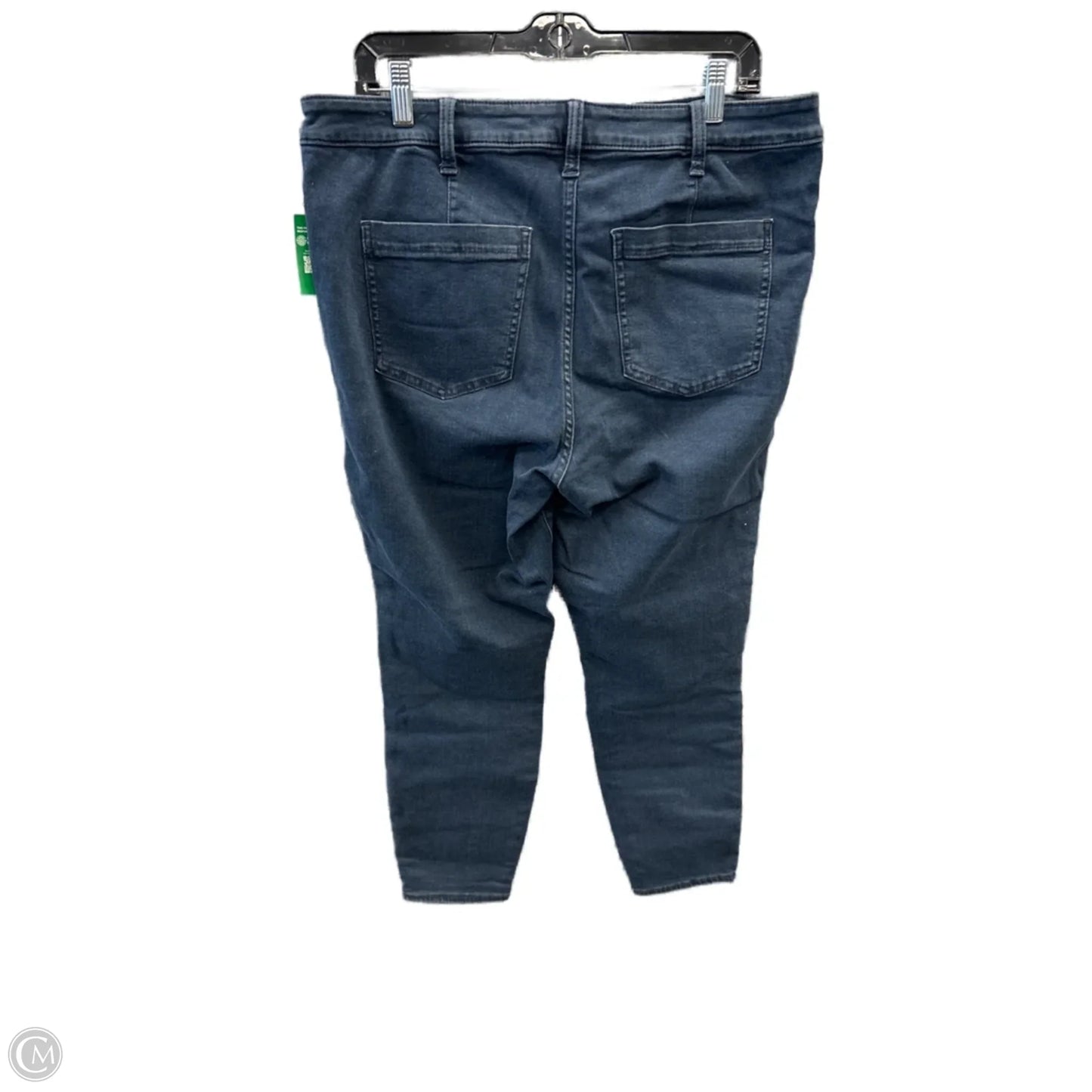 Jeans Skinny By Gap In Blue Denim, Size: 16