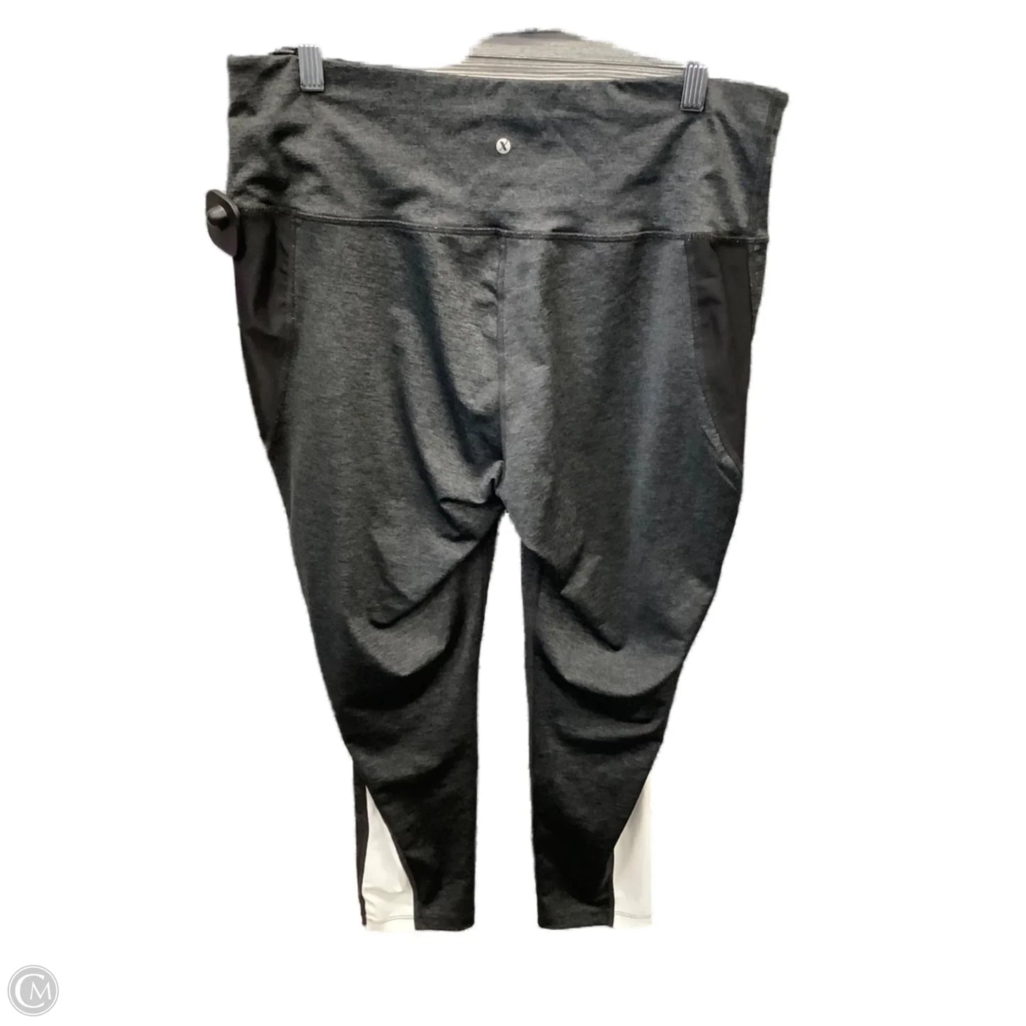 Athletic Leggings By Xersion In Grey, Size: Xl