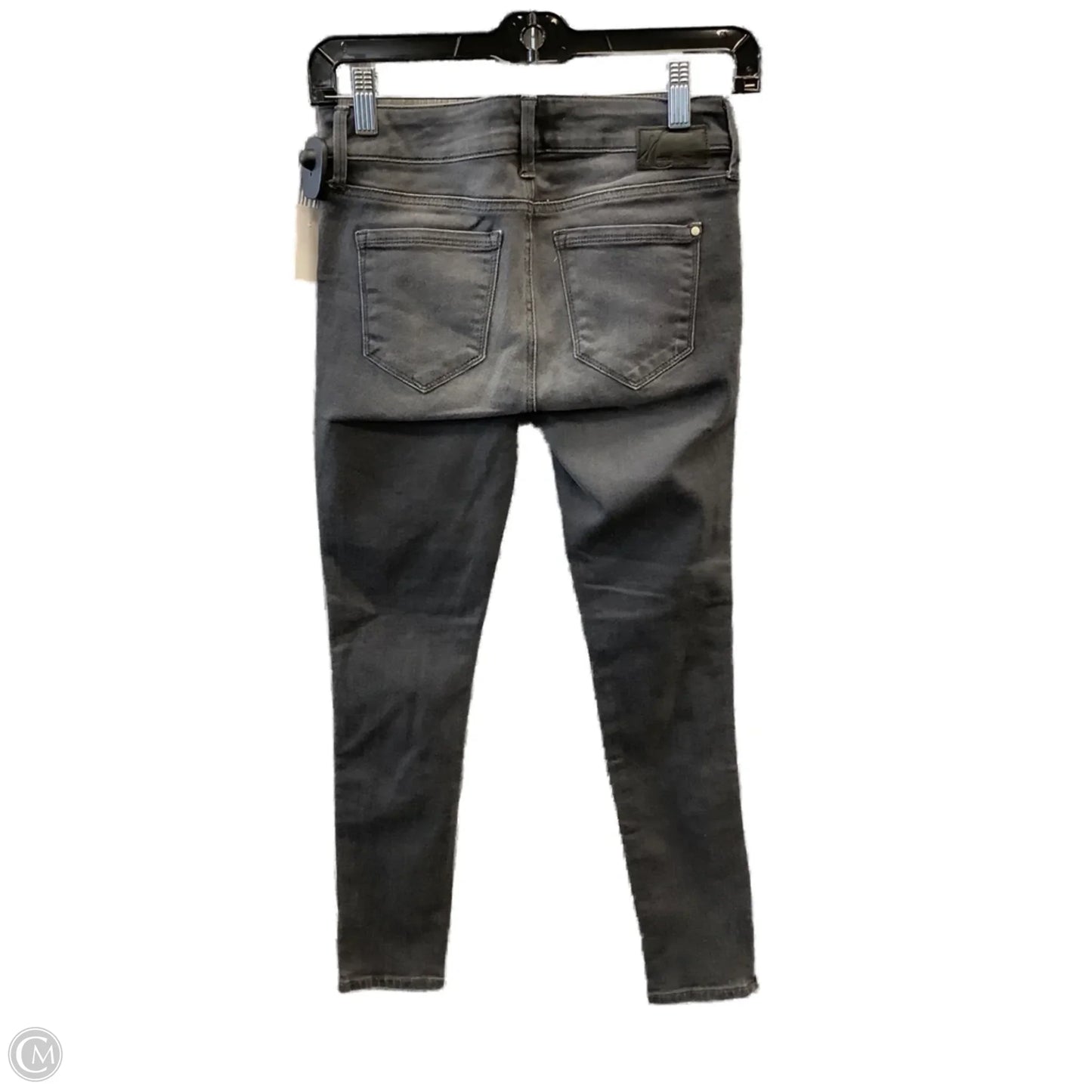 Jeans Skinny By Mavi In Black Denim, Size: 0