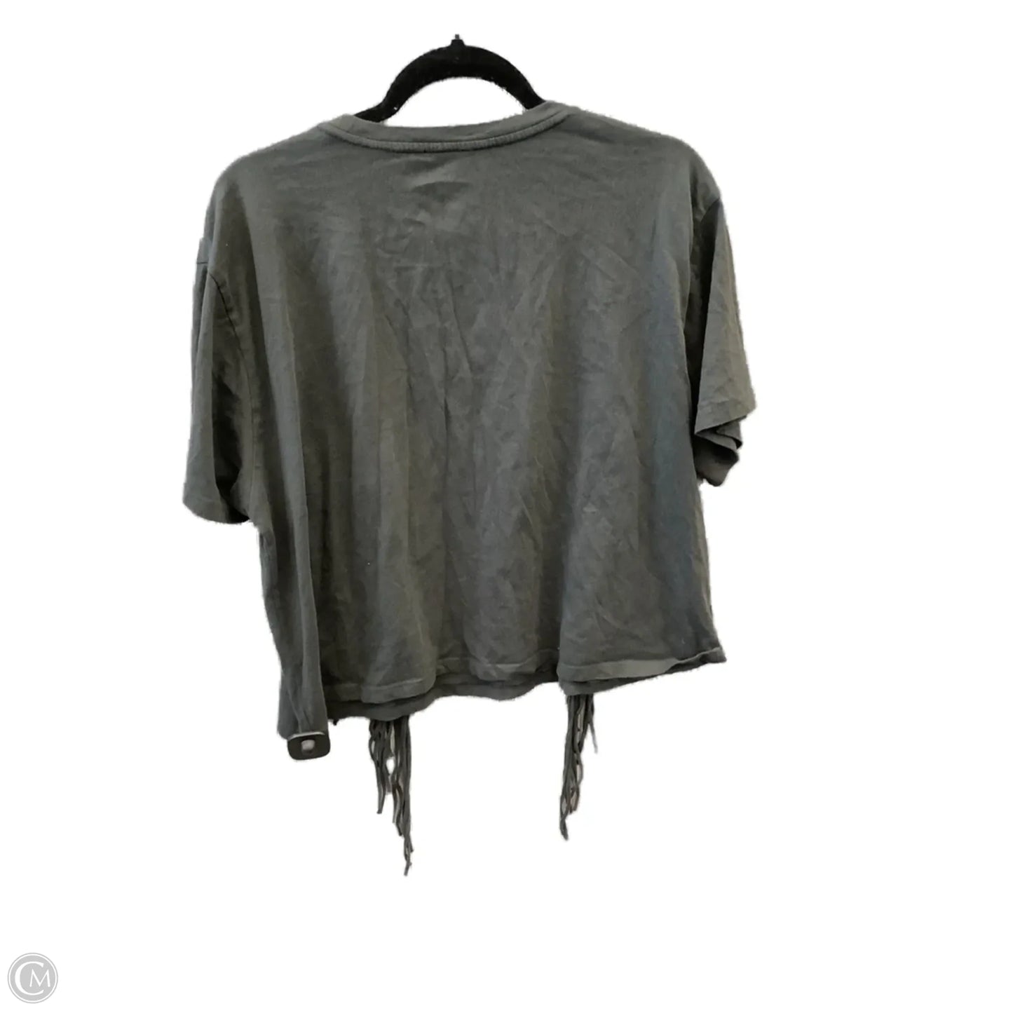 Top Short Sleeve By Clothes Mentor In Grey, Size: 3x