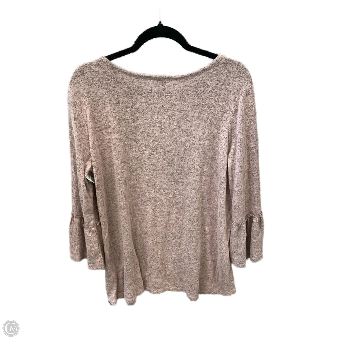 Top 3/4 Sleeve By New Directions In Pink, Size: L